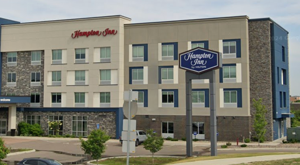 <p>The Hampton Inn Lakeville in Minnesota made national headlines after denying rooms to Department of Homeland Security staff last week</p>