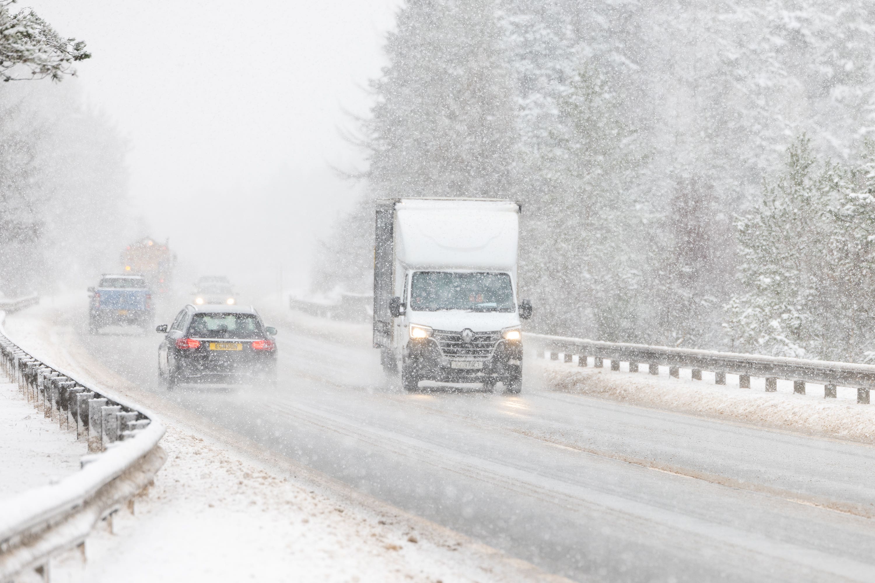 Aberdeenshire Council has declared a major incident as heavy snow continues (Paul Campbell/PA)