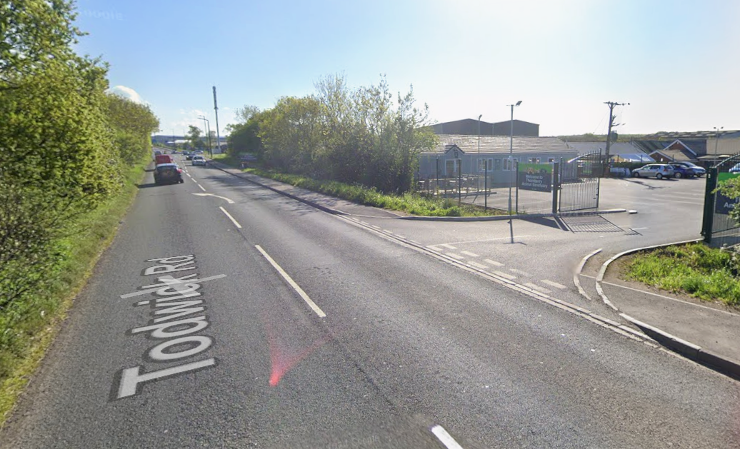The crash took place in Todwick Road, between Dinnington and Todwick in Rotherham
