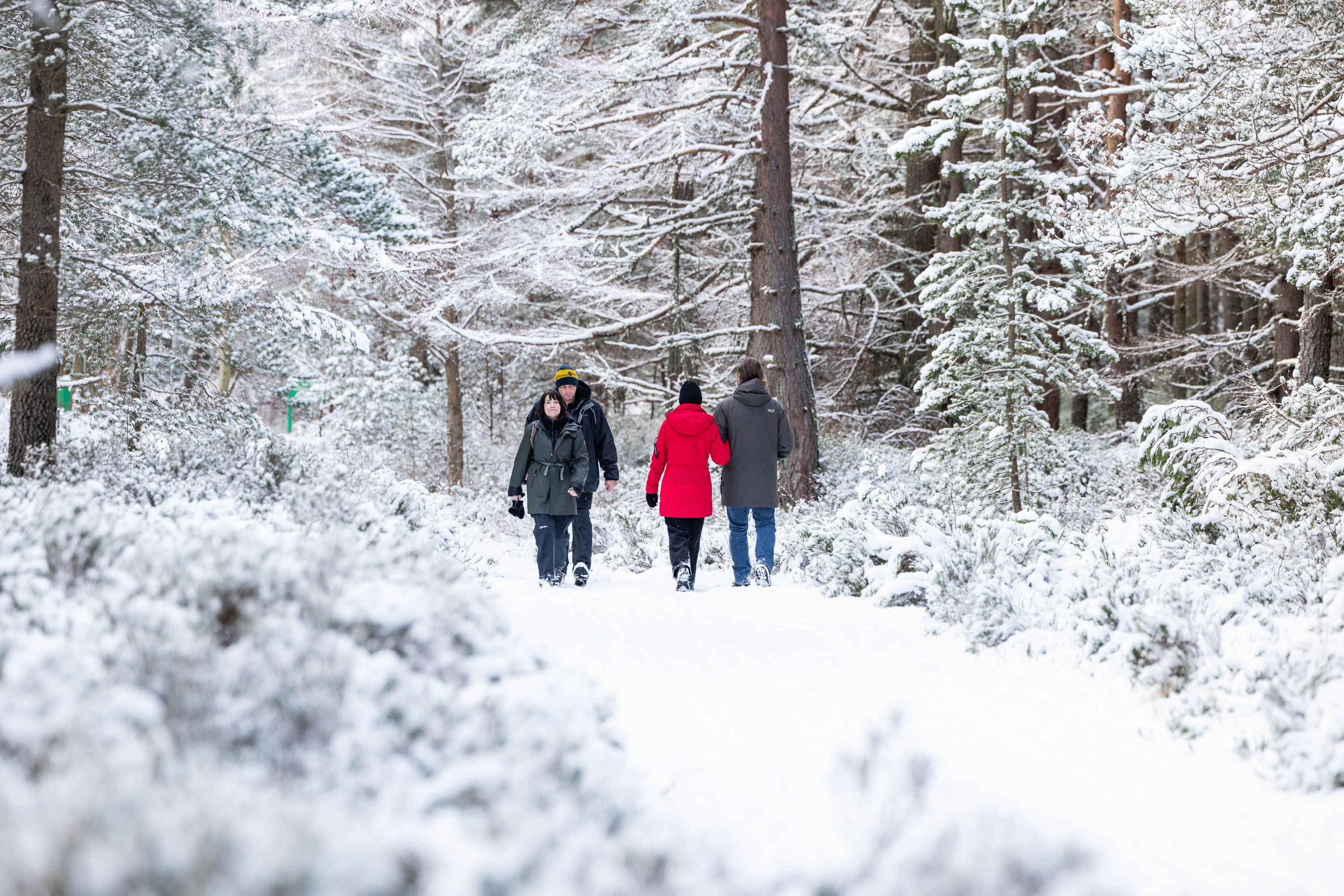 Further snow is forecast for northern Scotland on Wednesday (Paul Campbell/PA)