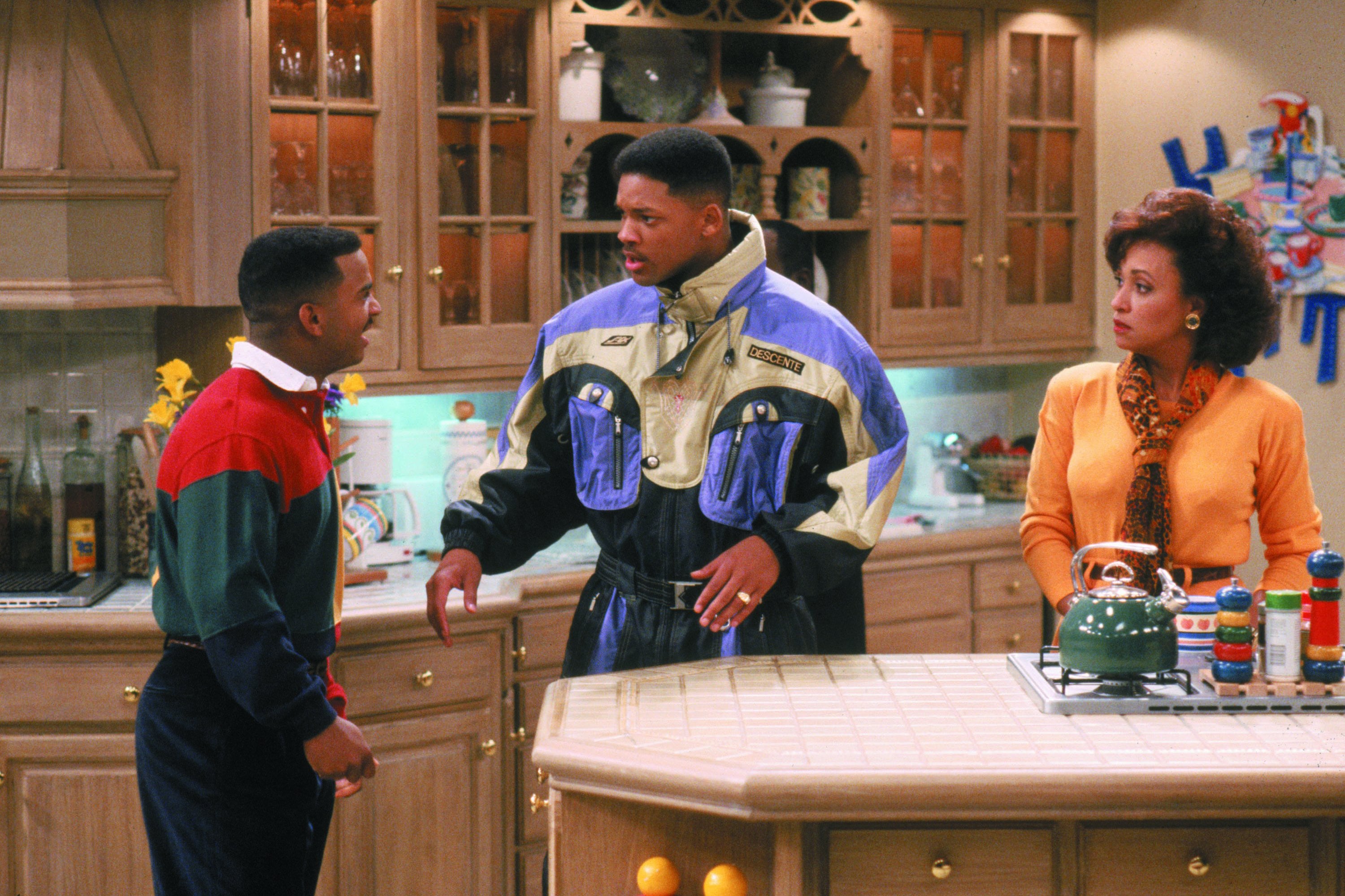 Alfonso Ribeiro, Will Smith and Daphne Reid in ‘The Fresh Prince of Bel Air' played a dysfunctional family