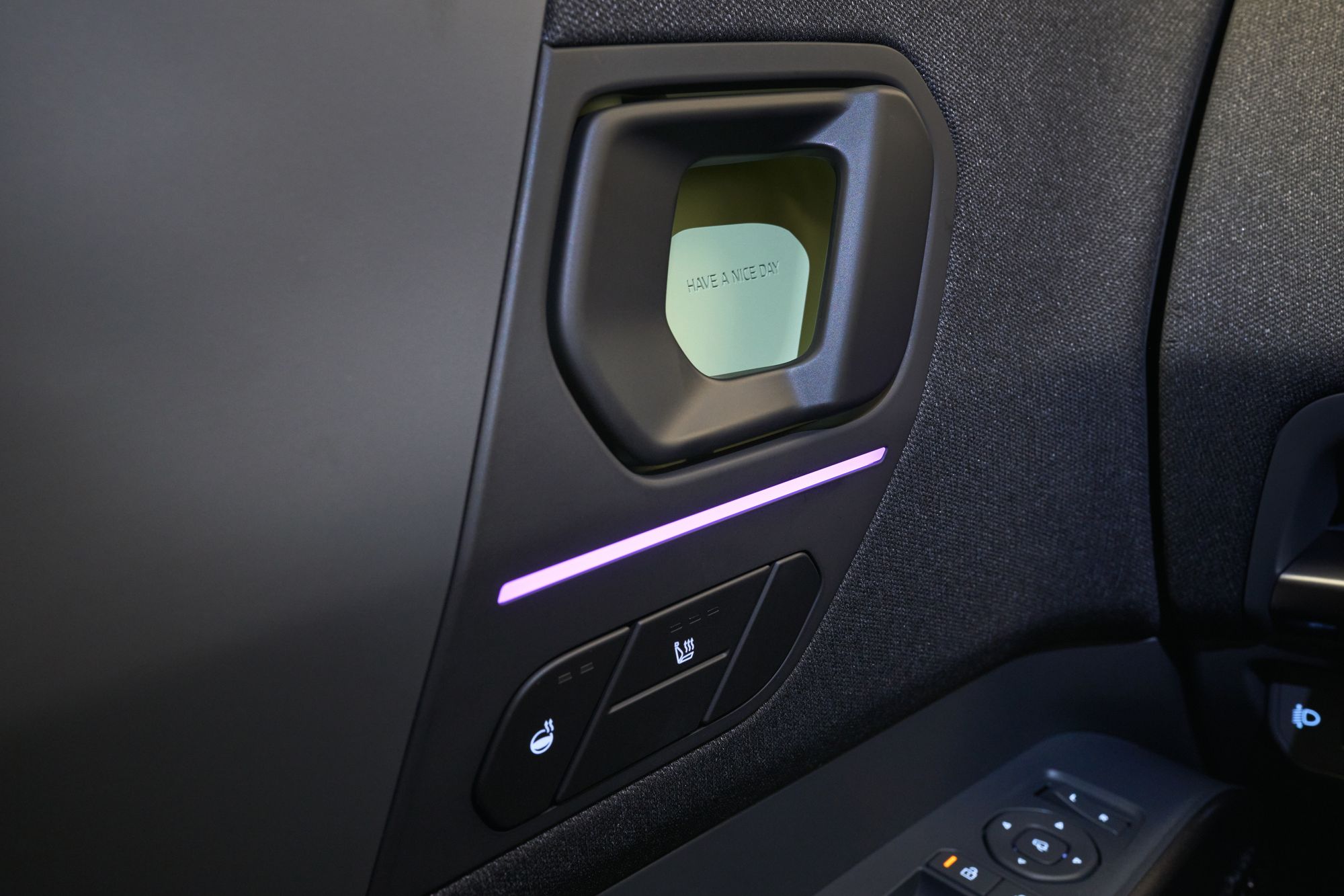 Luxury kit and fun details are highlights of the Kia EV2 interior