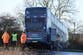 Children in hospital after school bus crashes on icy roads as UK prepares for Storm Goretti