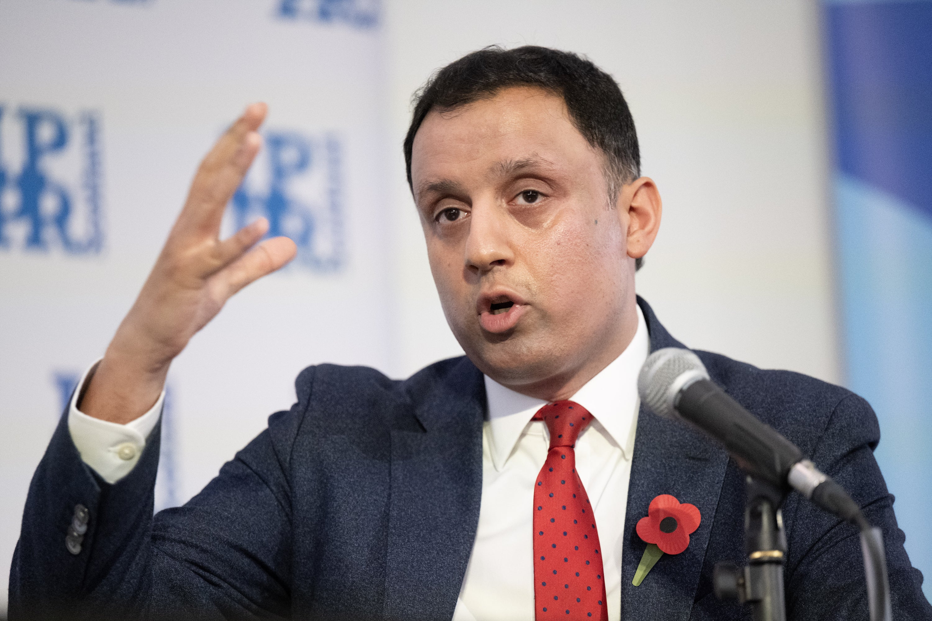 Scottish Labour leader Anas Sarwar said the Holyrood election was about Scotland, not Westminster (Lesley Martin/PA)
