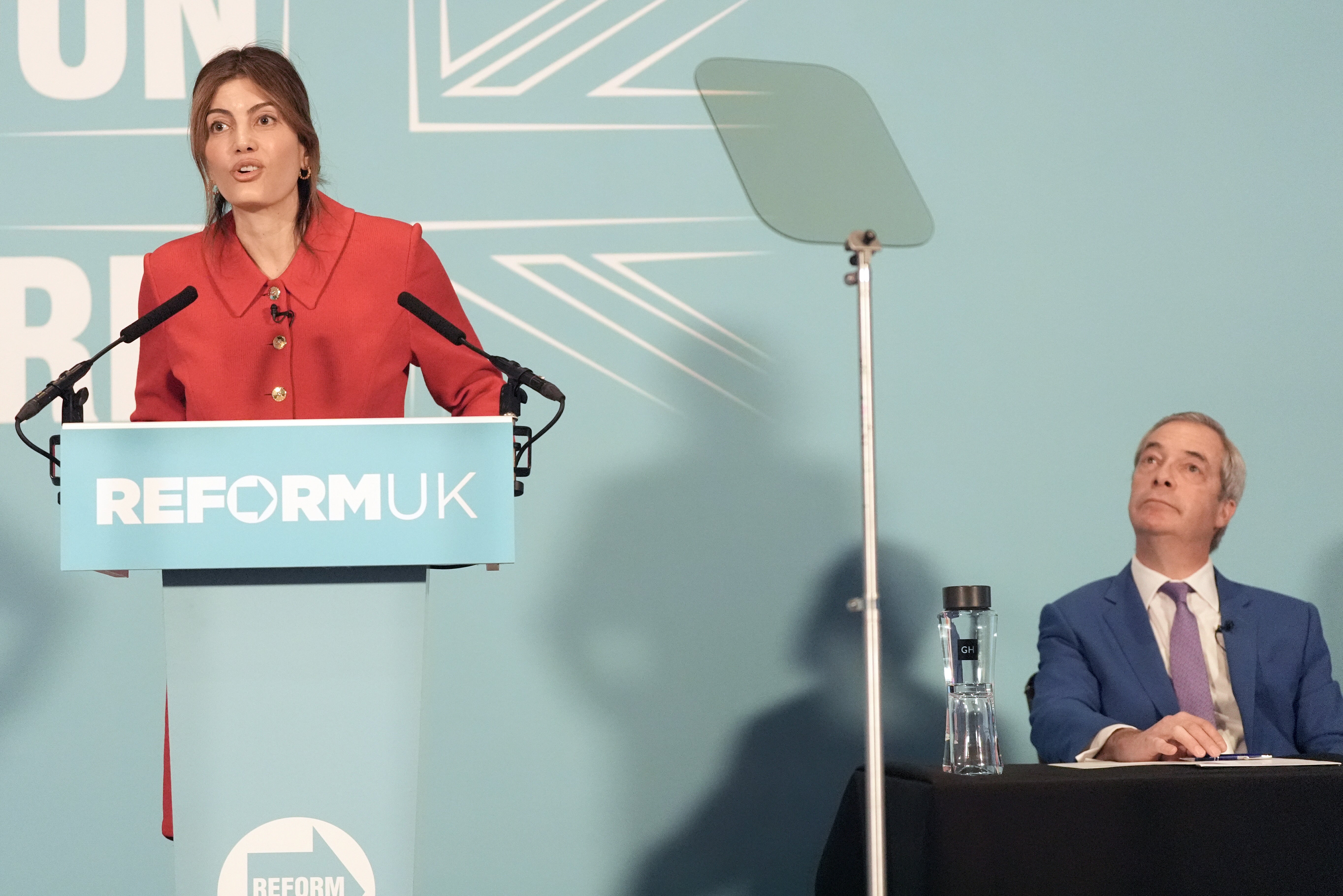 Reform UK’s Laila Cunningham speaking on Wednesday 7 January 2026.