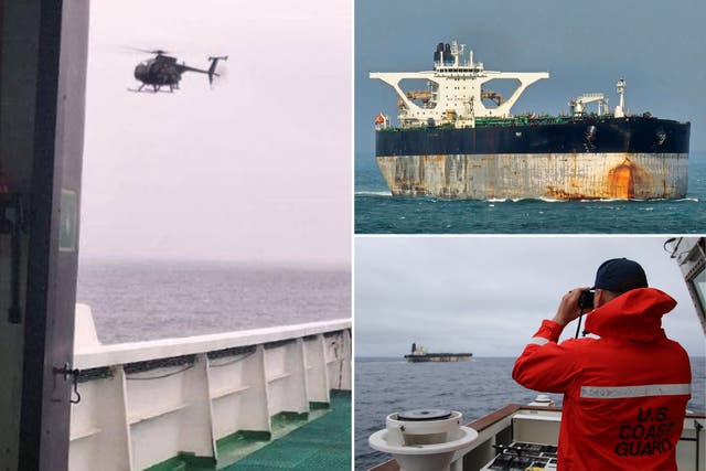 <p>US forces have seized a Russian-flagged oil tanker in the Atlantic</p>