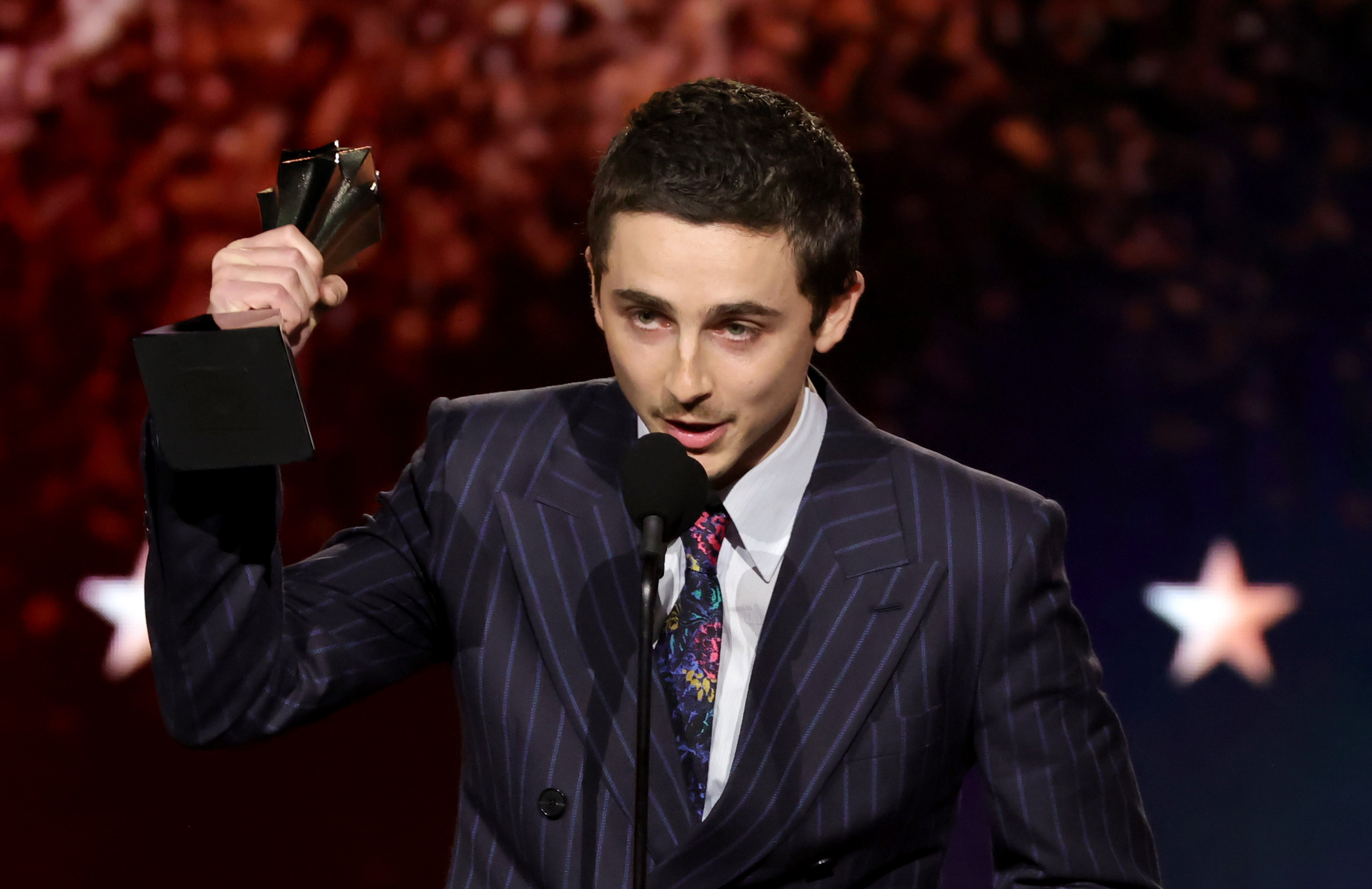 <p>Timothee Chalamet, who won the Critics Choice Award for Best Actor, has been nominated for an Actor Award for his performance in 'Marty Supreme'</p>