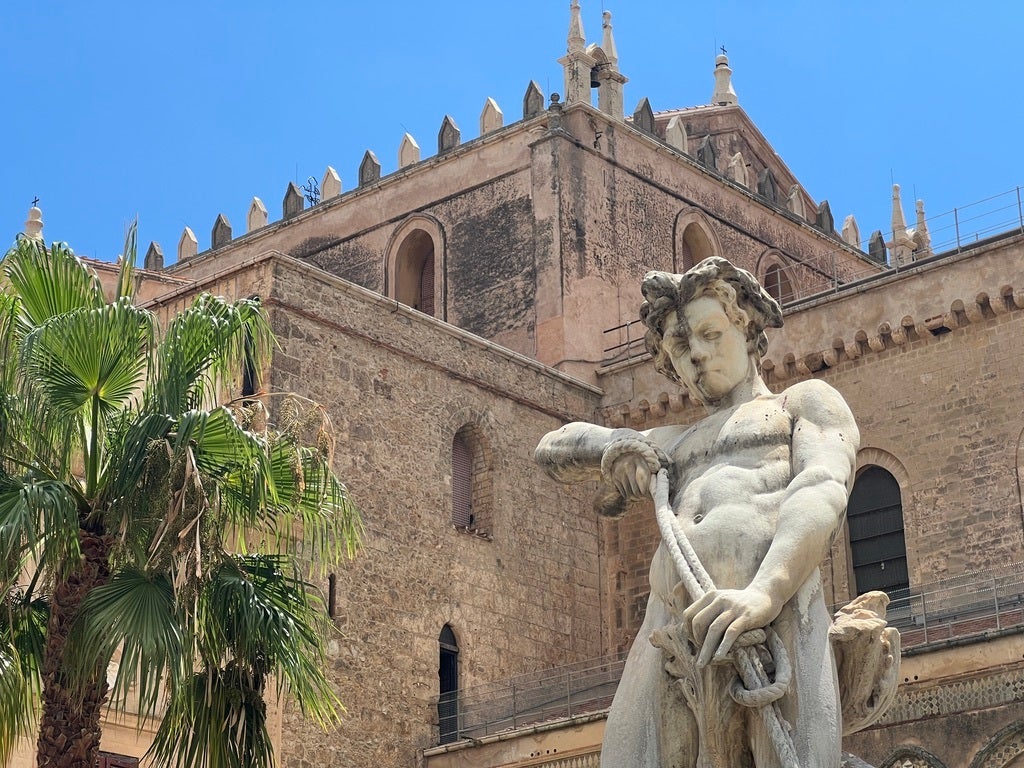 The cathedral at Monreale, a hill town close to Palermo