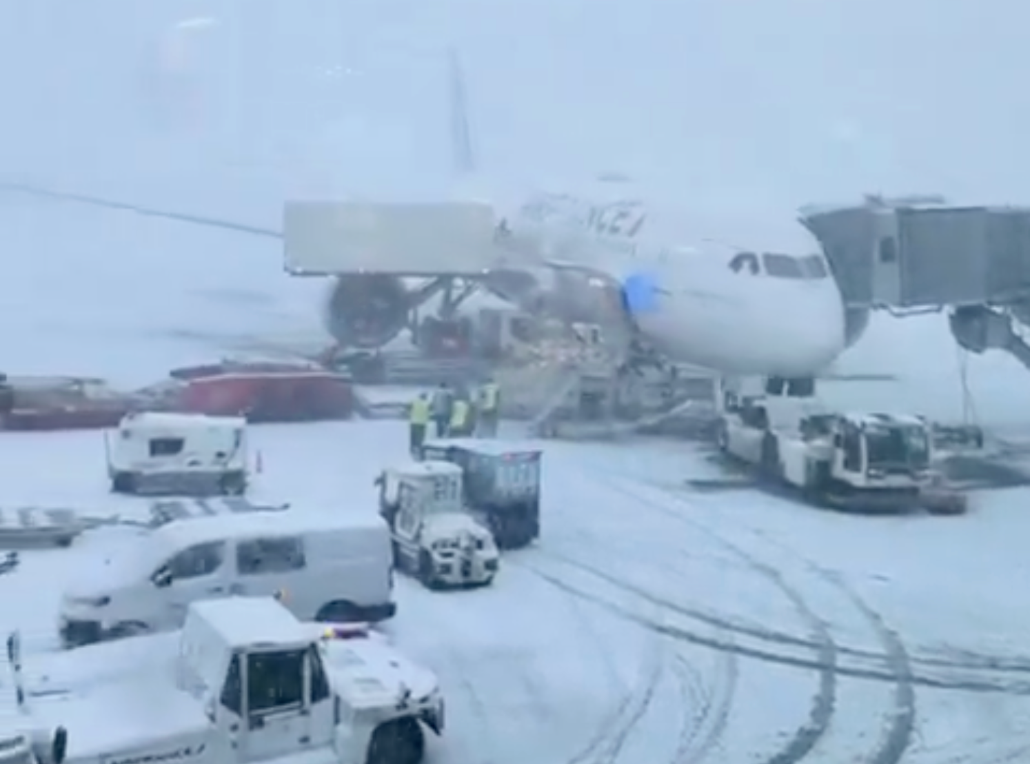 Travel chaos across the continent saw hundreds of cancelled flights