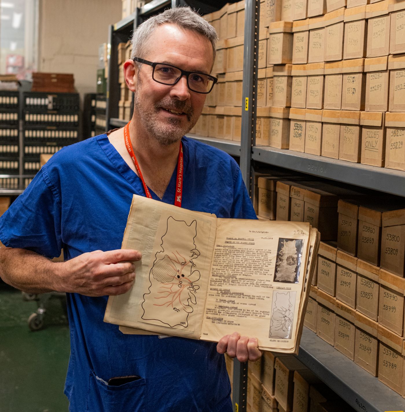 Project co-lead Professor Kevin Monahan, gastroenterologist and co-director of The St Mark’s Centre for Familial Intestinal Cancer, hopes the historical tumour samples will open a window to new approaches to prevention of bowel cancer in the young