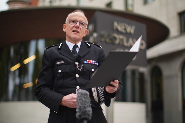 <p>Met Commissioner Sir Mark Rowley took over the job in September 2022</p>