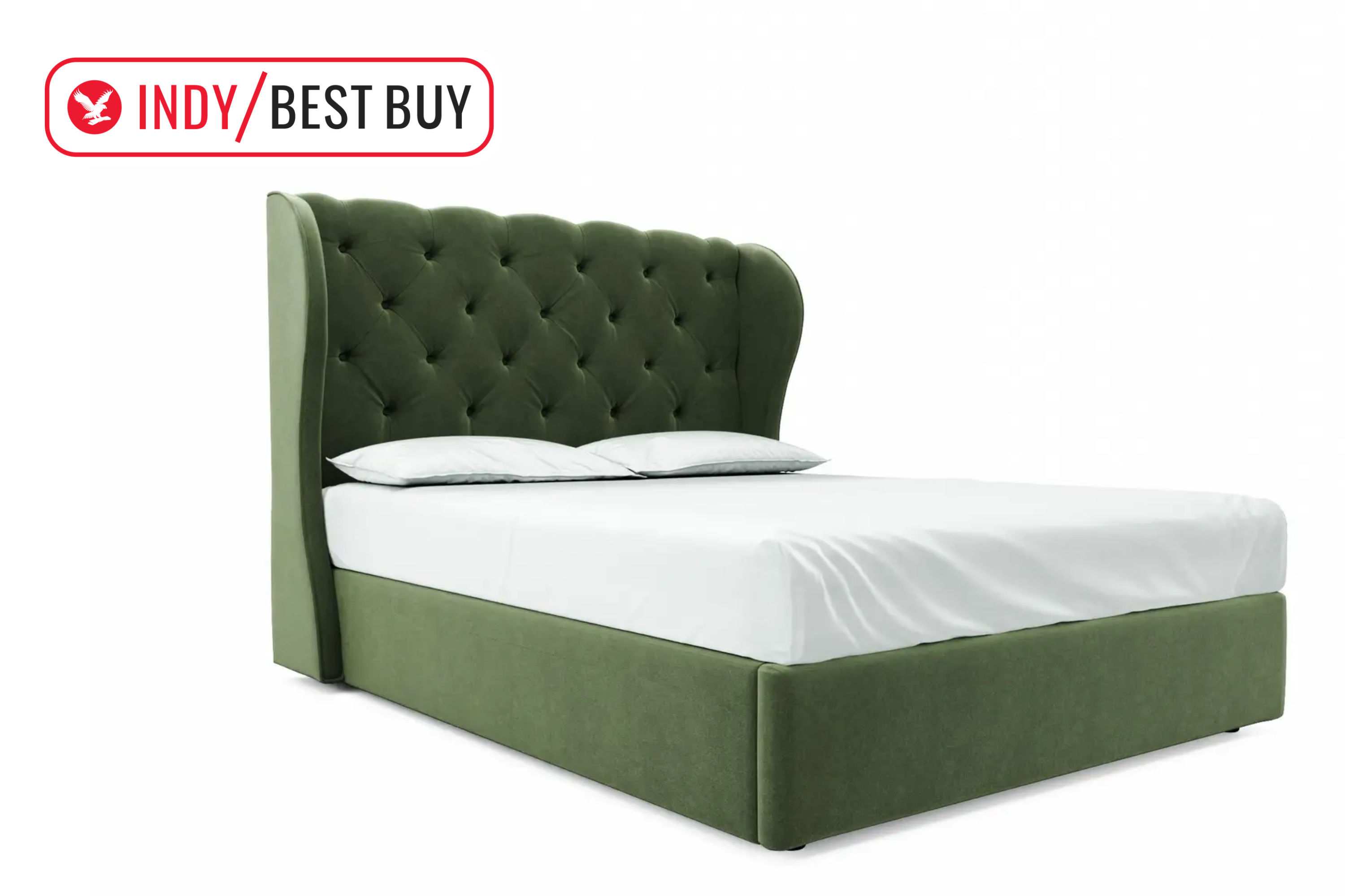 best storage bed button and sprung indybest