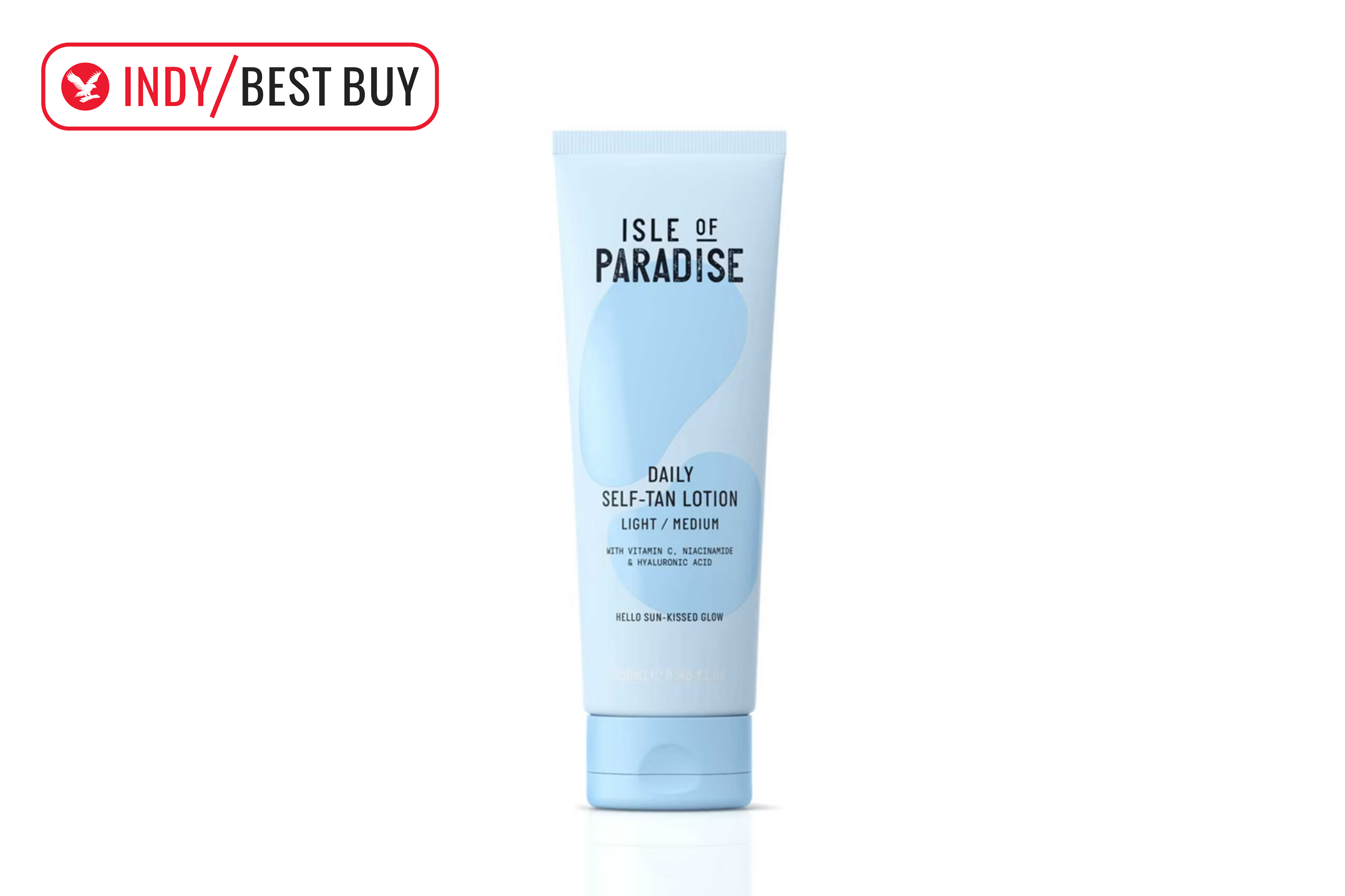 best gradual tan indybest review Isle of Paradise gradual self tan lotion