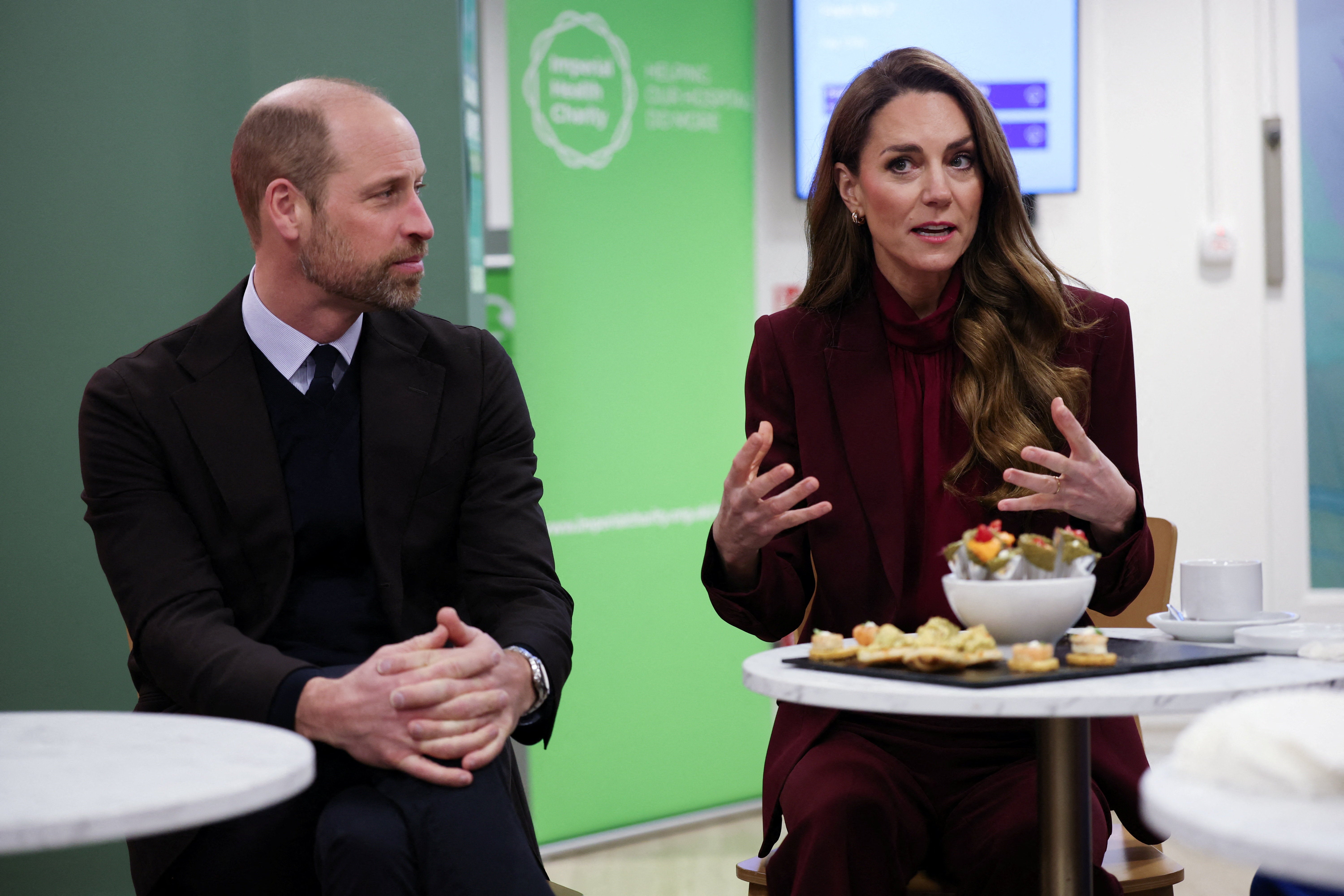 <p>William and Kate during a visit to Charing Cross Hospital in west London (Isabel Infantes/PA)</p>