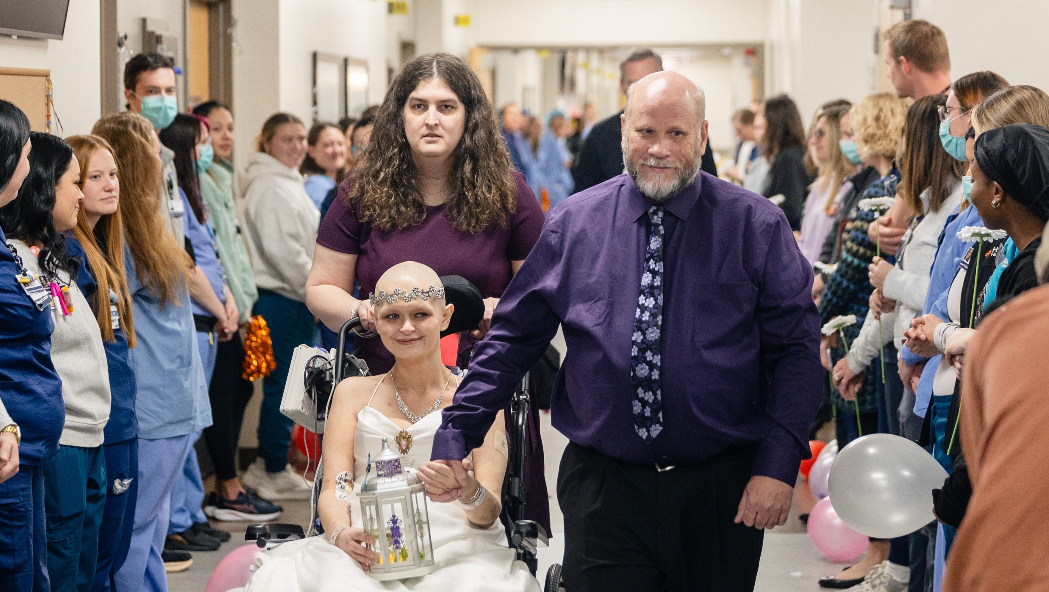 The couple said their wedding strengthened their commitment to face life’s toughest challenges together