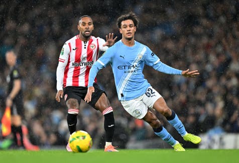 <p>Oscar Bobb could be set to leave Man City permanently this month</p>