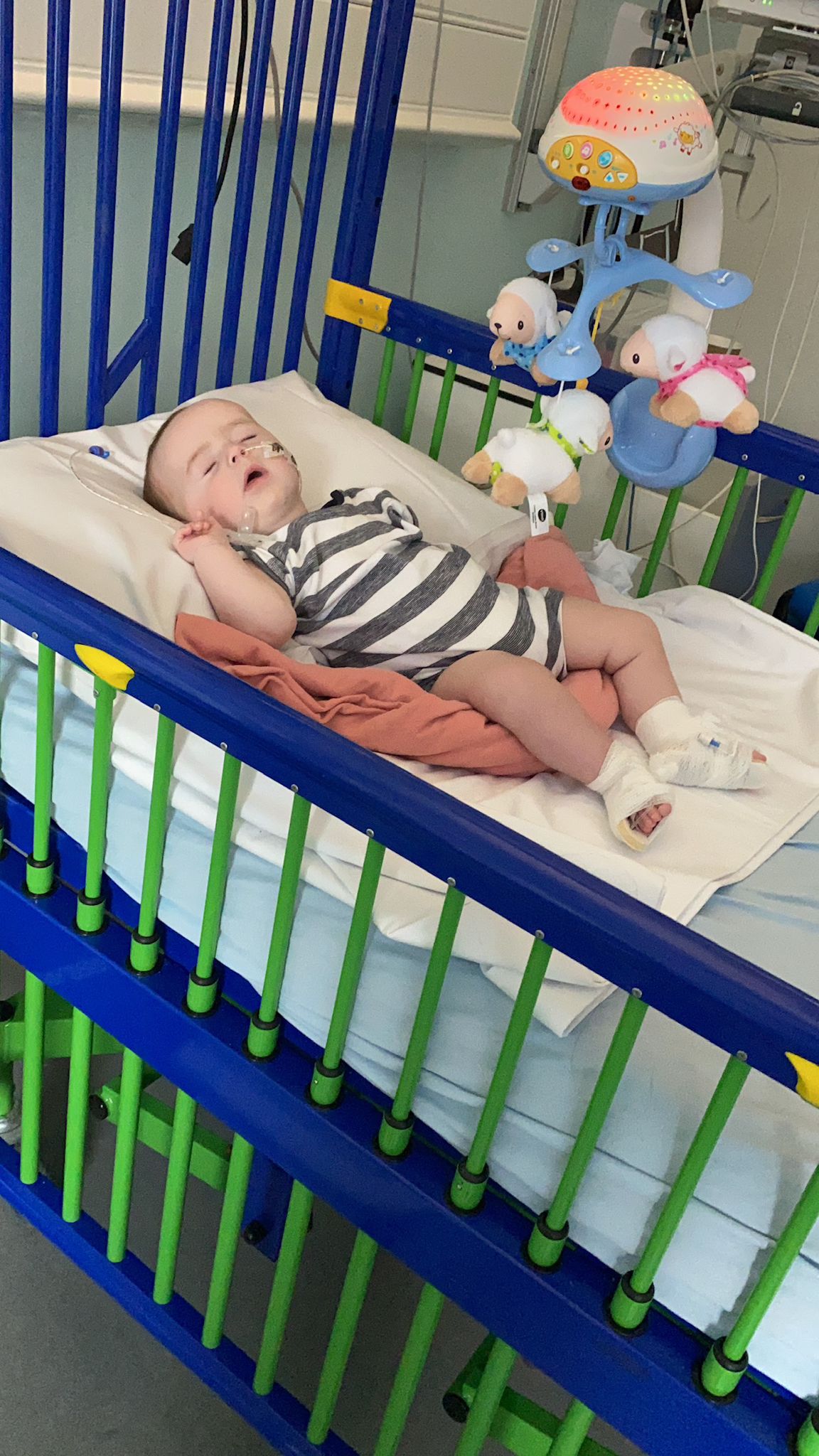 Sid receiving the £1.79 million gene therapy Zolgensma