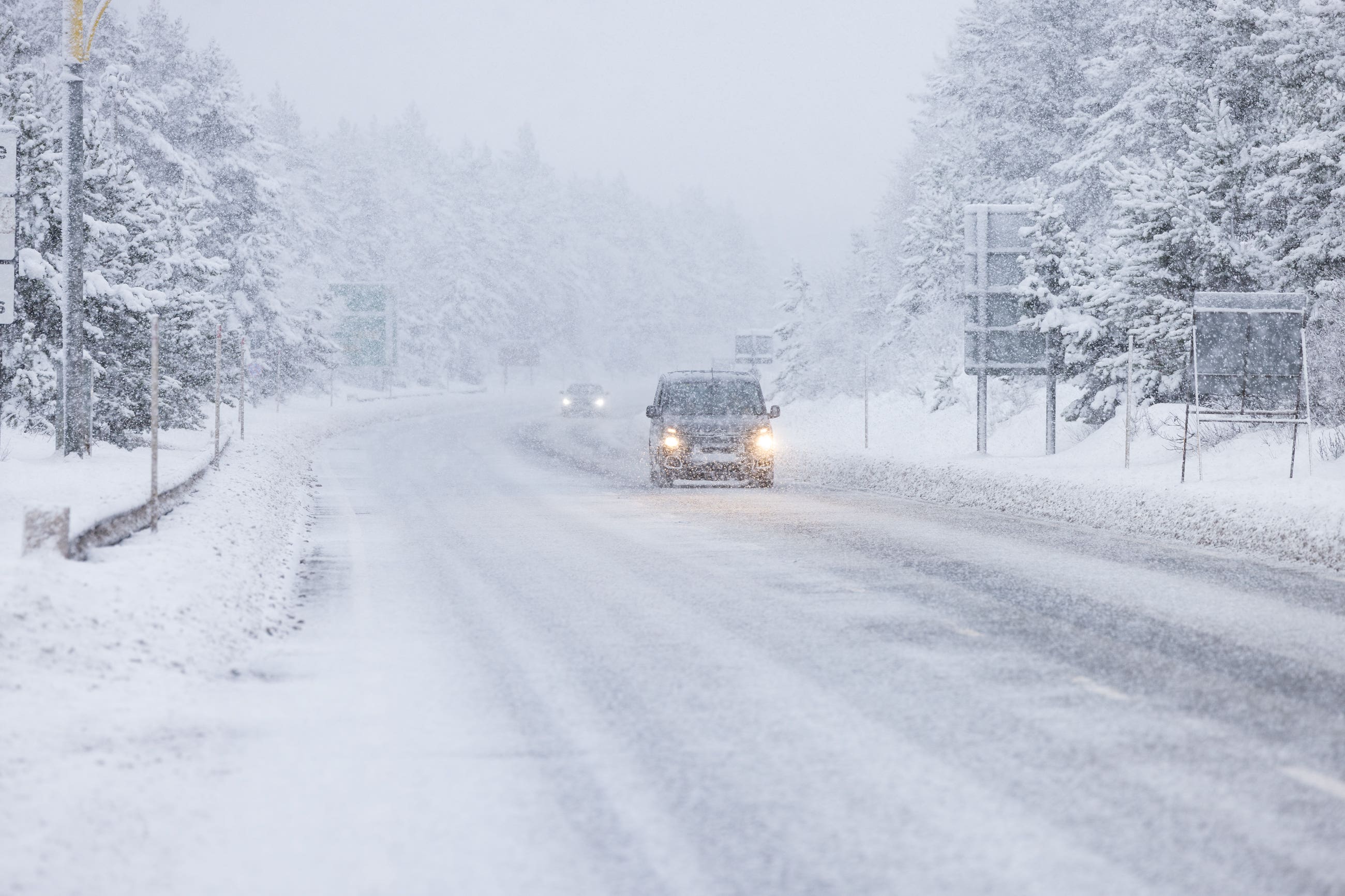 More snow is forecast for the weekend (Paul Campbell/PA)