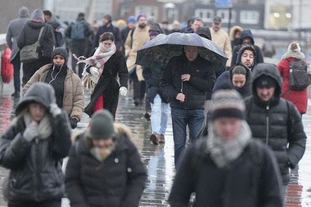 The UK economy is predicted to have grown by 0.2% in November (Aaron Chown/PA)
