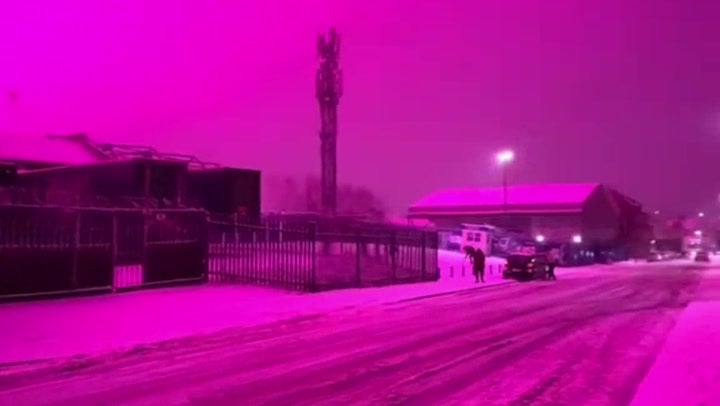 <p>Storm Goretti: dazzling pink sky sparks mystery over Birmingham </p>