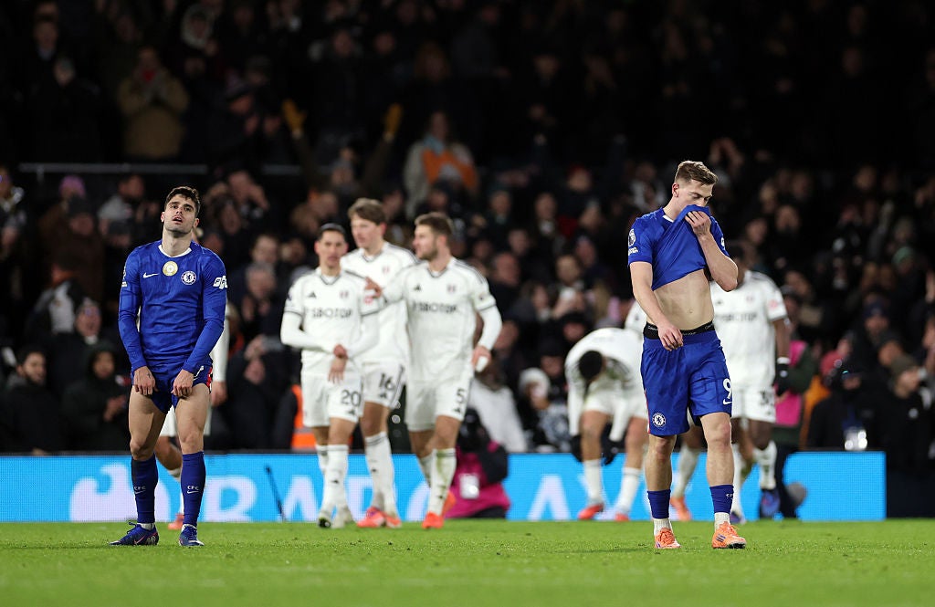 Chelsea's loss to Fulham in midweek means they have won just one of their last nine league matches