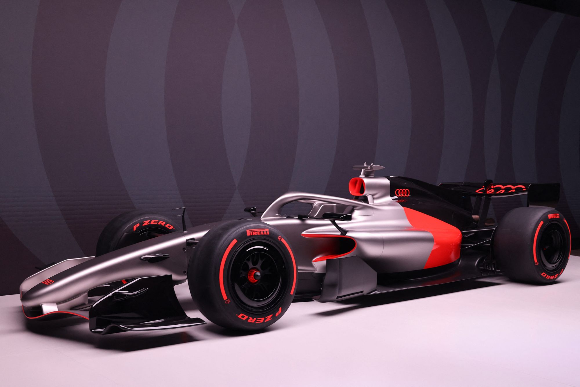 Audi enter F1 this season (car pictured at launch event last November)