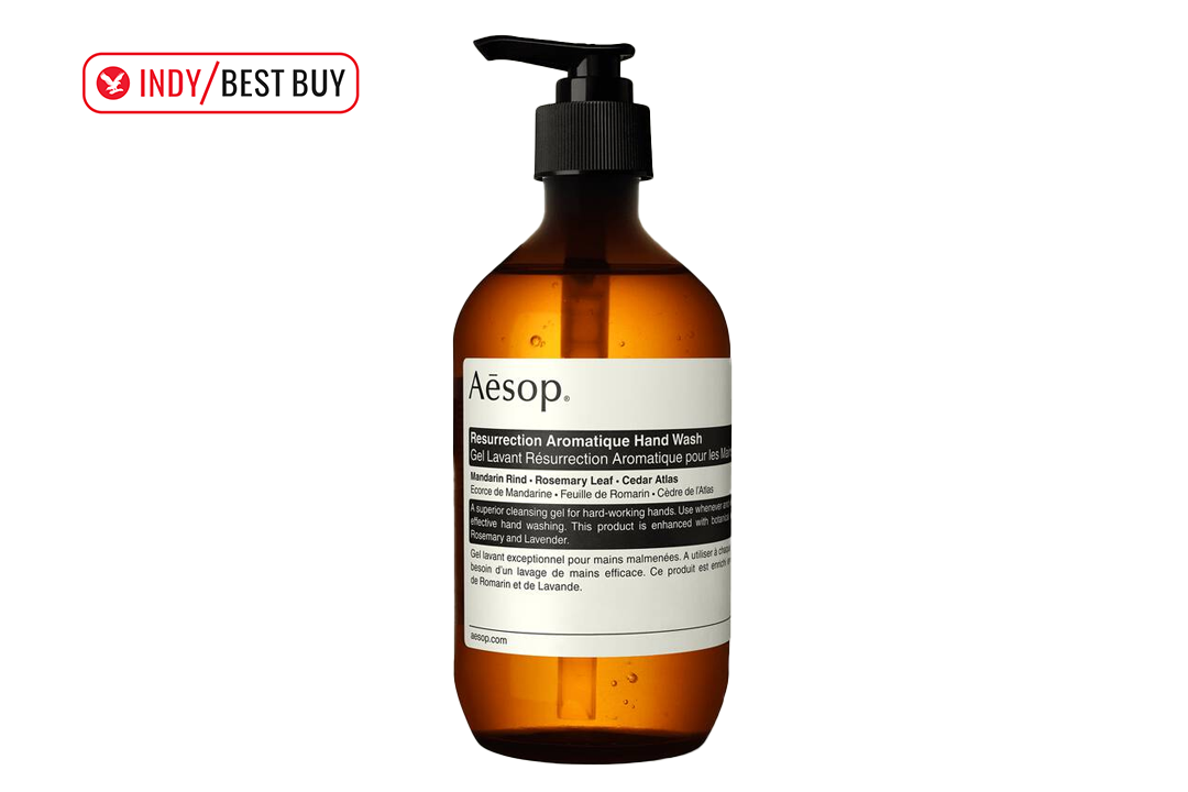 Best luxury hand wash IndyBest review Aesop resurrection aromatique hand wash 