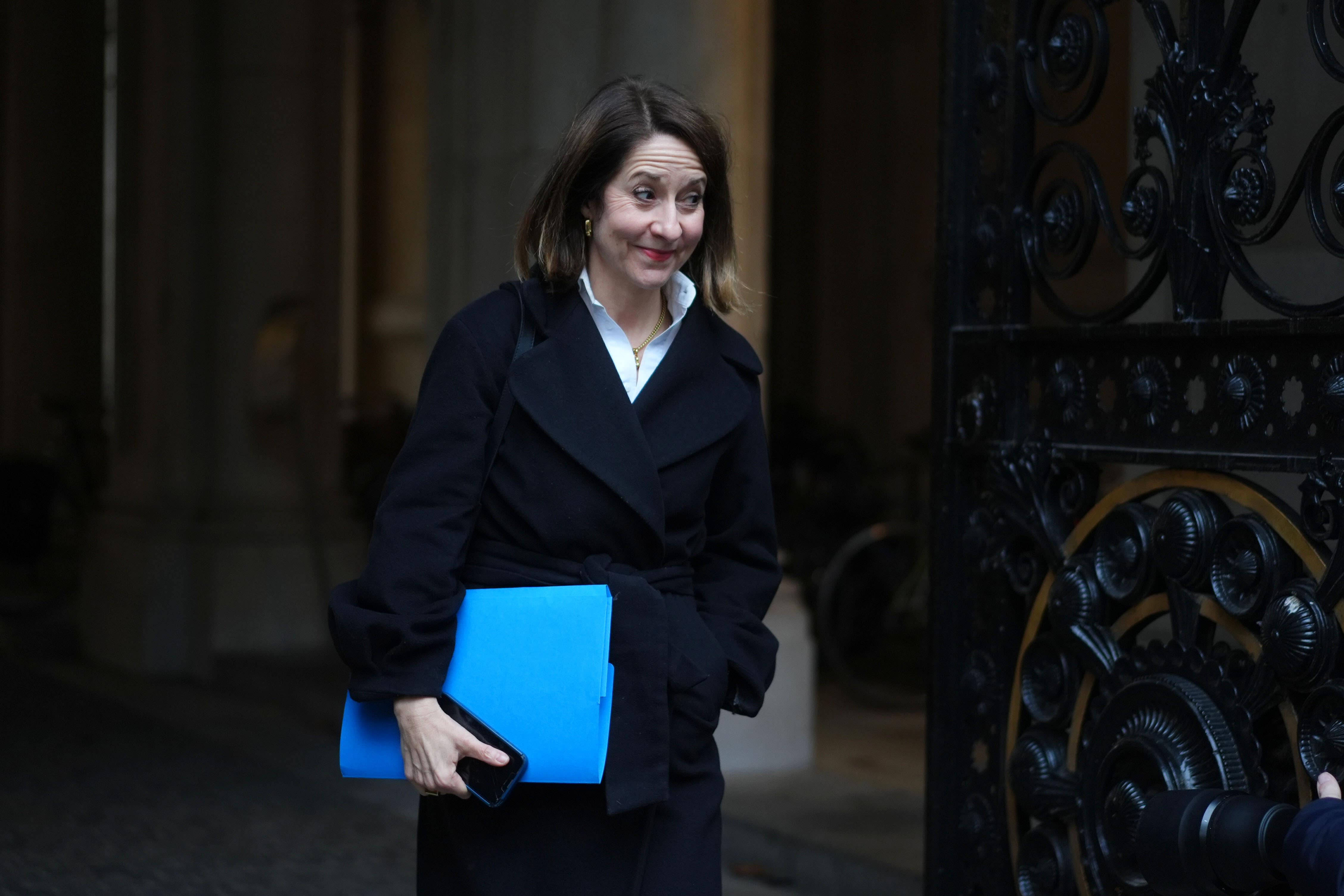 Secretary of State for Science, Innovation and Technology Liz Kendall arriving for a Cabinet meeting in Downing Street, London (Ben Whitley/PA)