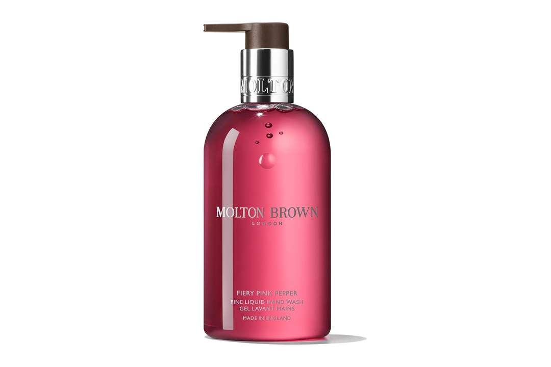 Best luxury hand wash IndyBest review Molton Brown fiery pink pepper hand wash 