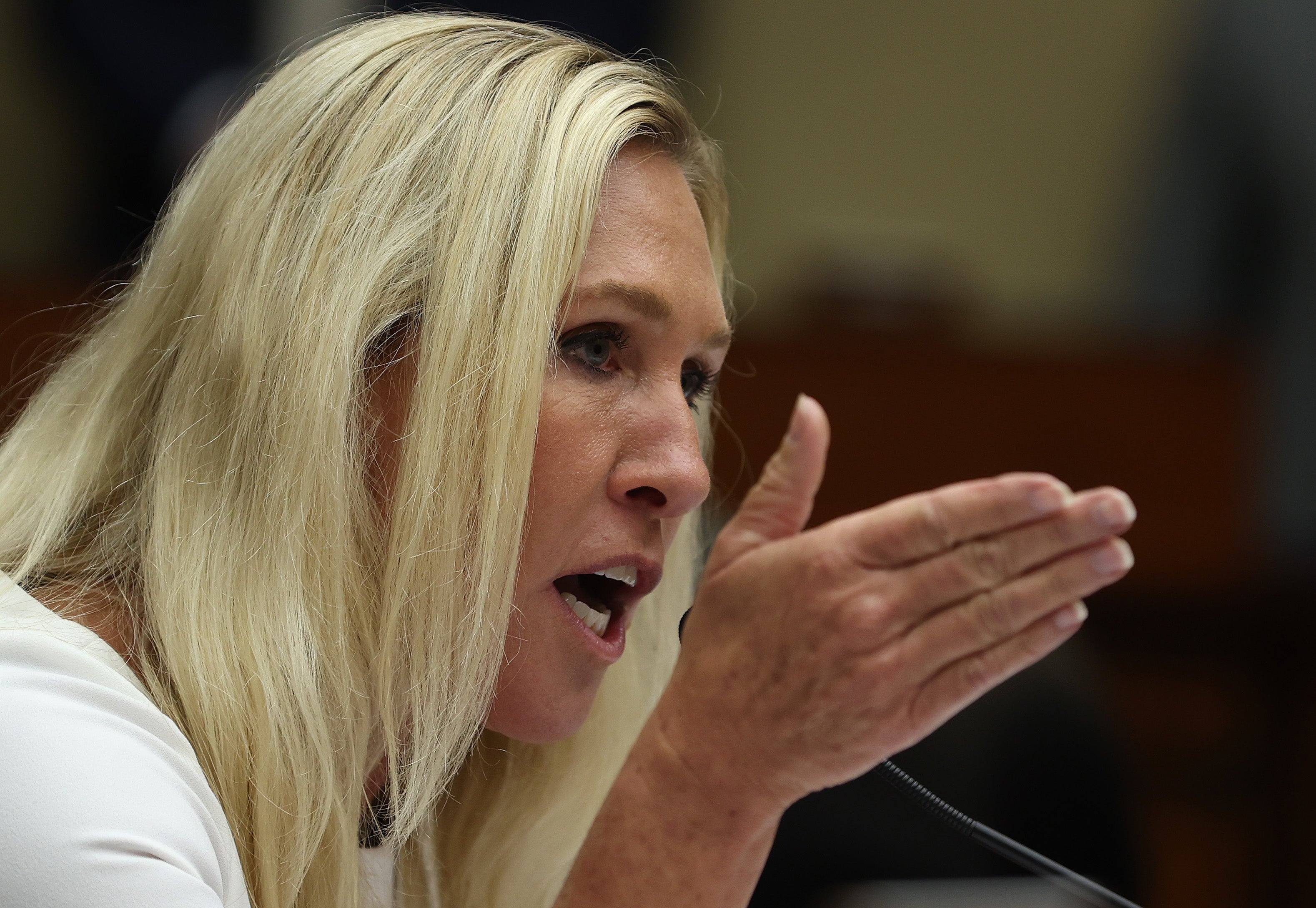 Former Georgia Republican congresswoman Marjorie Taylor Greene has warned supporters of President Donald Trump that their failure to respect the victims of Jeffrey Epstein will cost their party at the ballot box