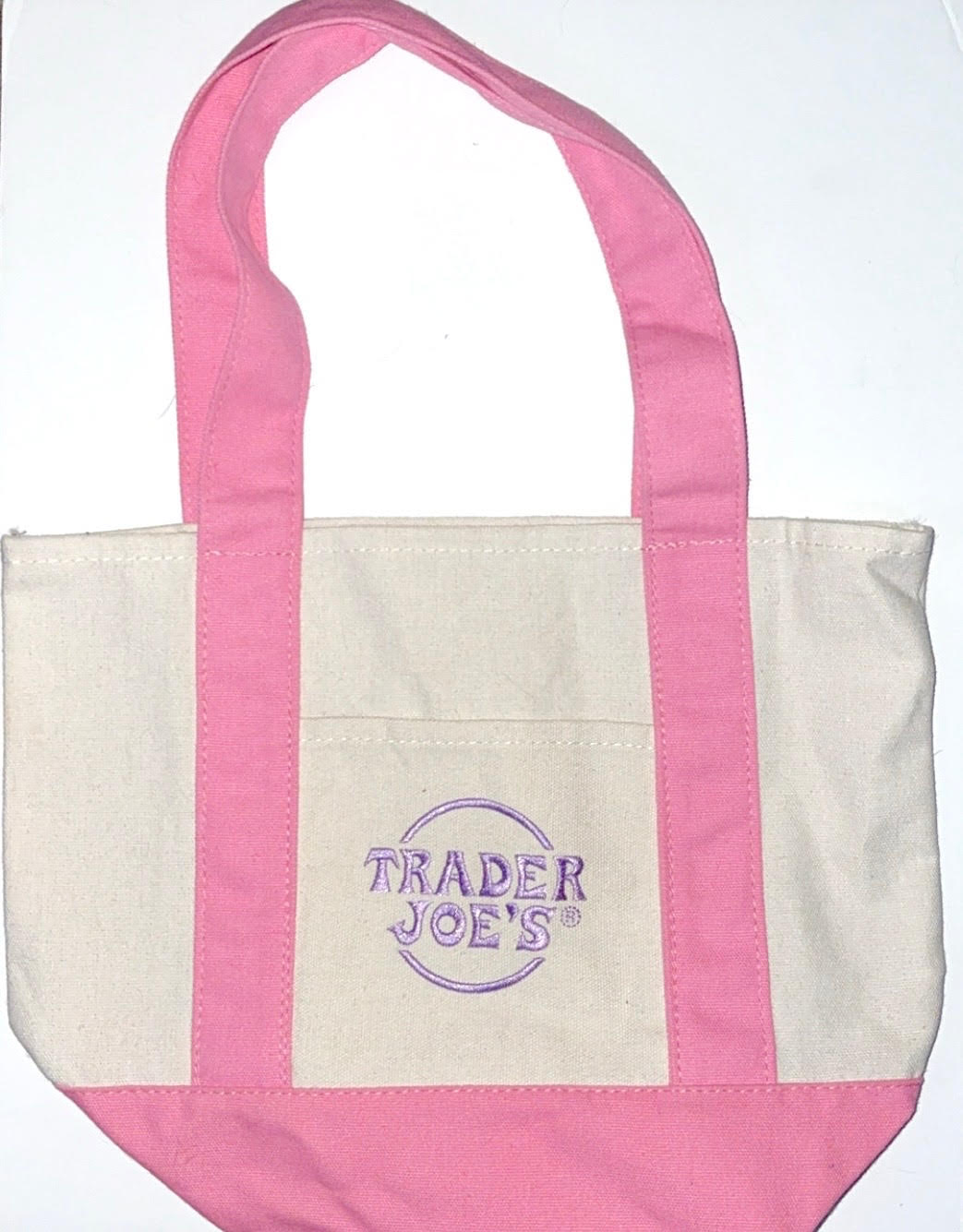These canvas bags typically cost under $5 at your local Trader Joe’s store