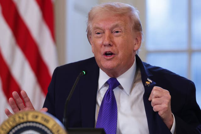 <p>President Donald Trump joked on social media Sunday that Secretary of State Marco Rubio would become Cuba’s next president </p>