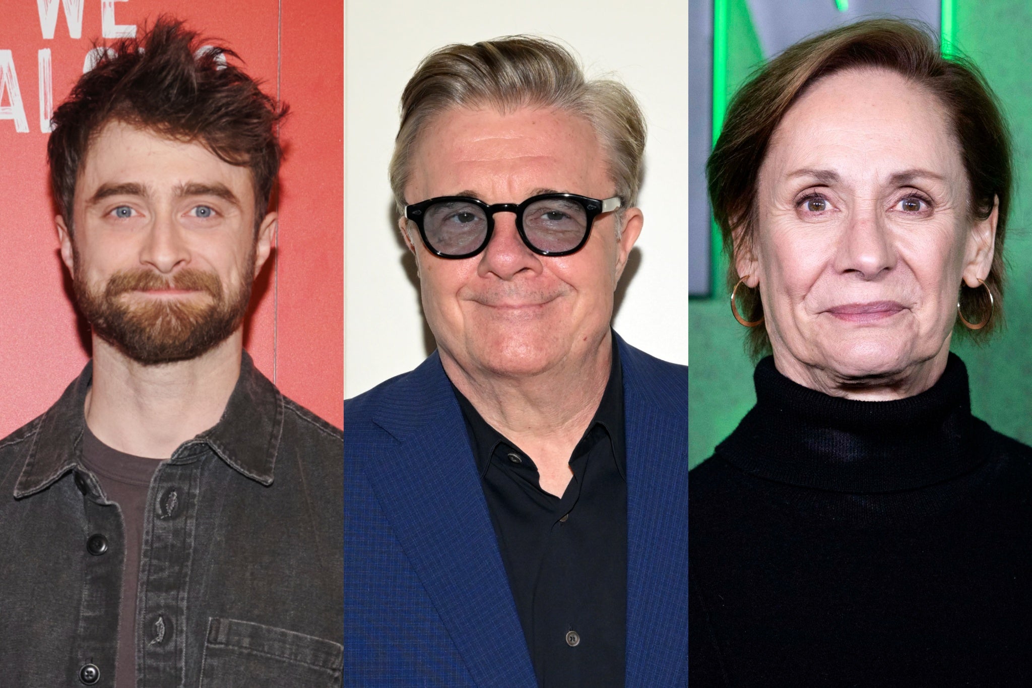 <p>Daniel Radcliffe, Nathan Lane, and Laurie Metcalf are among the big stars returning to Broadway this season</p>