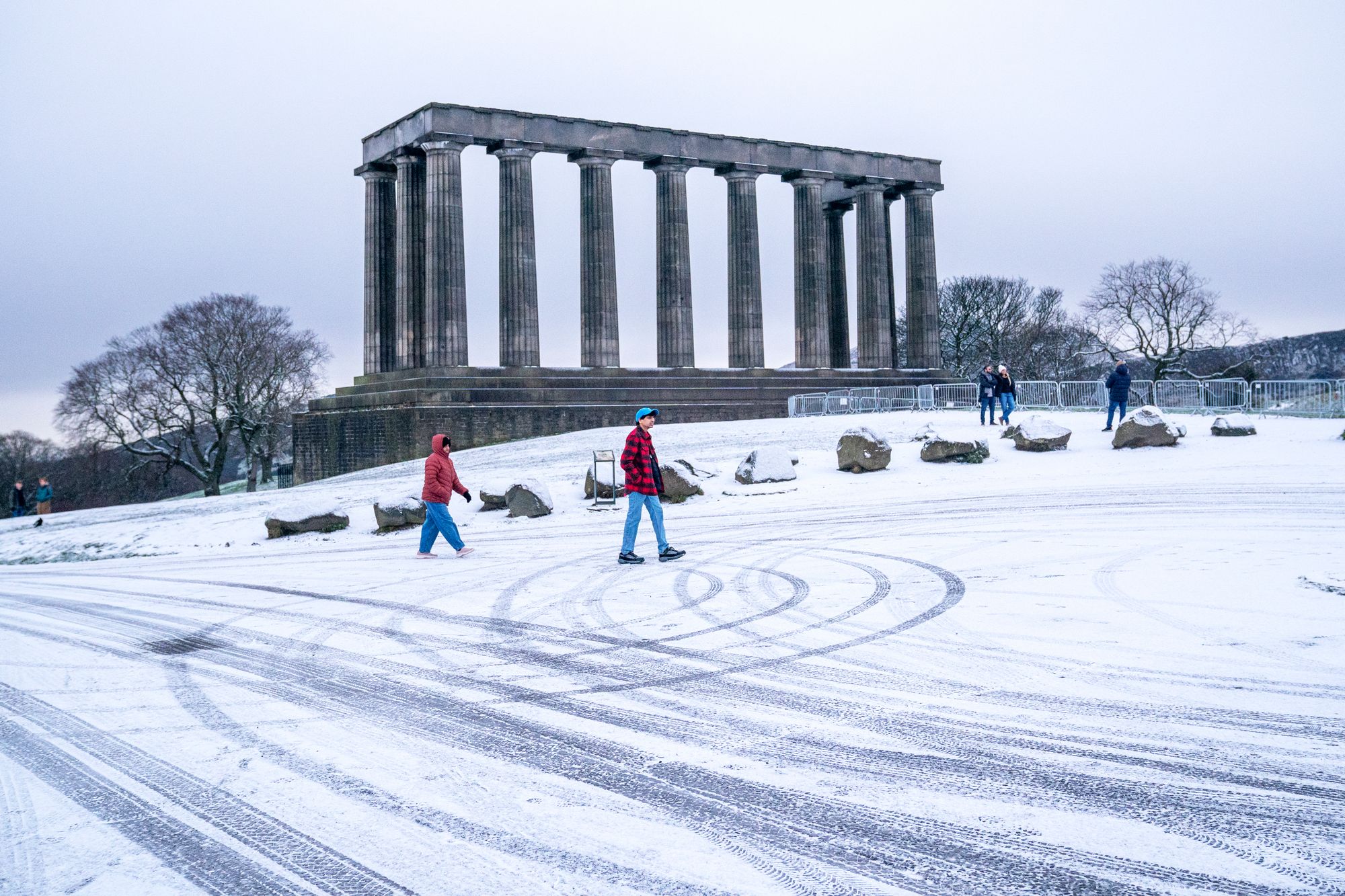 Schools across the UK were closed due to snow this week
