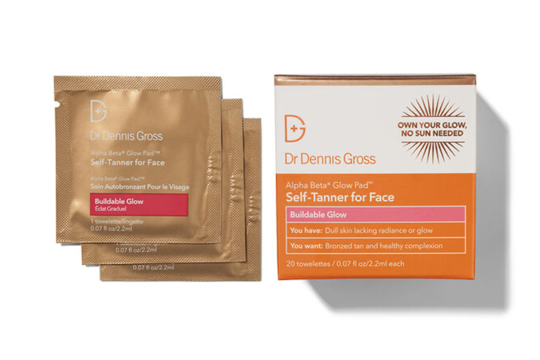 dr Dennis gross face fake tan pads 