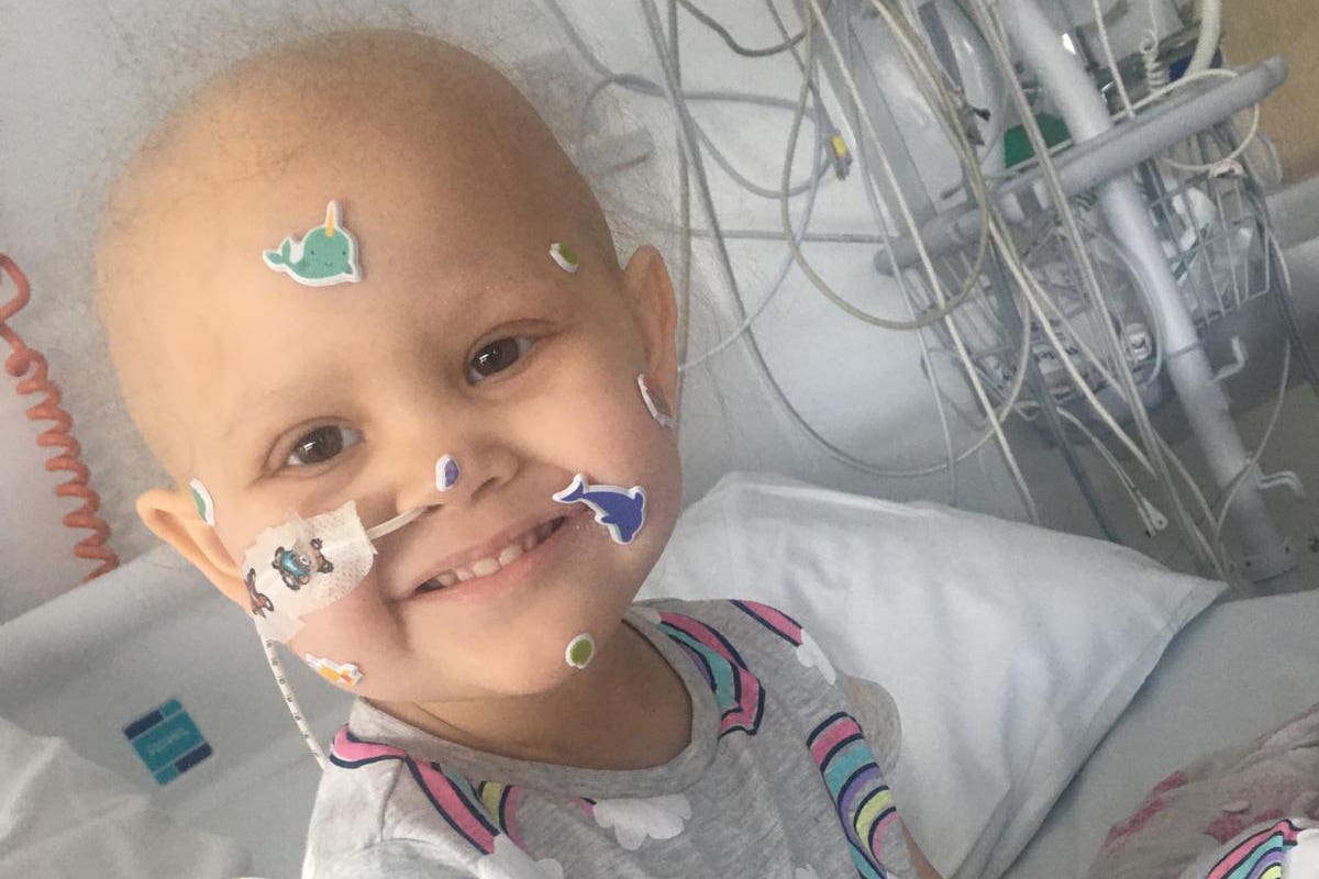 Ellaria received a lifesaving cord blood transplant in 2022 (Family handout/NHSBT/PA)