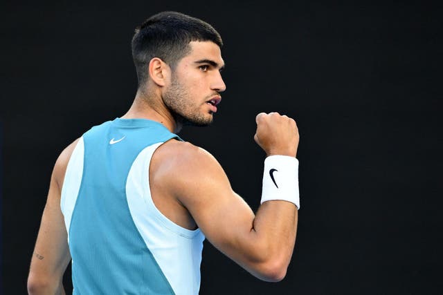<p>Carlos Alcaraz will be bidding to win a first Australian Open title, and complete the career grand slam aged 22</p>