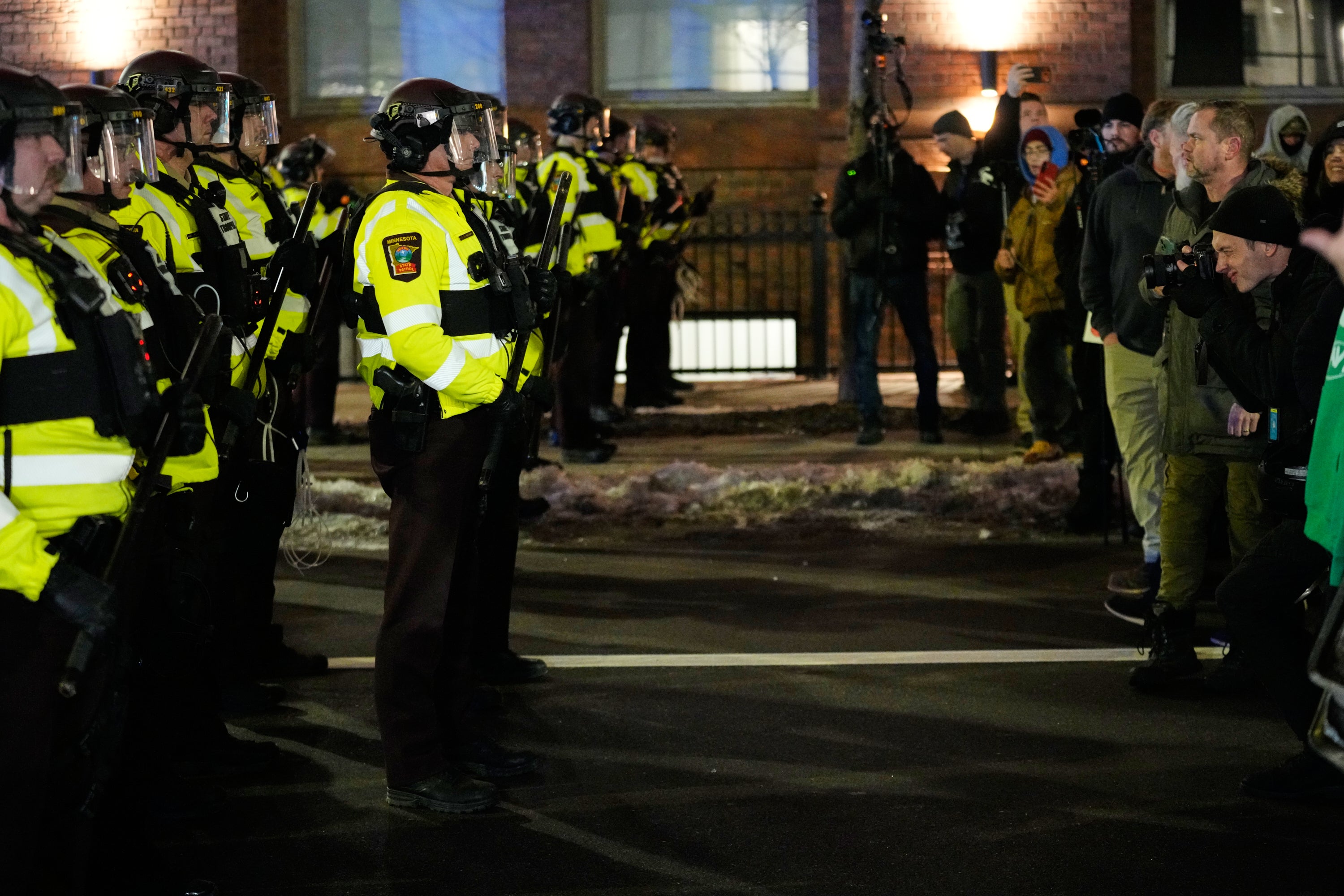 Police are reportedly working to clear the area