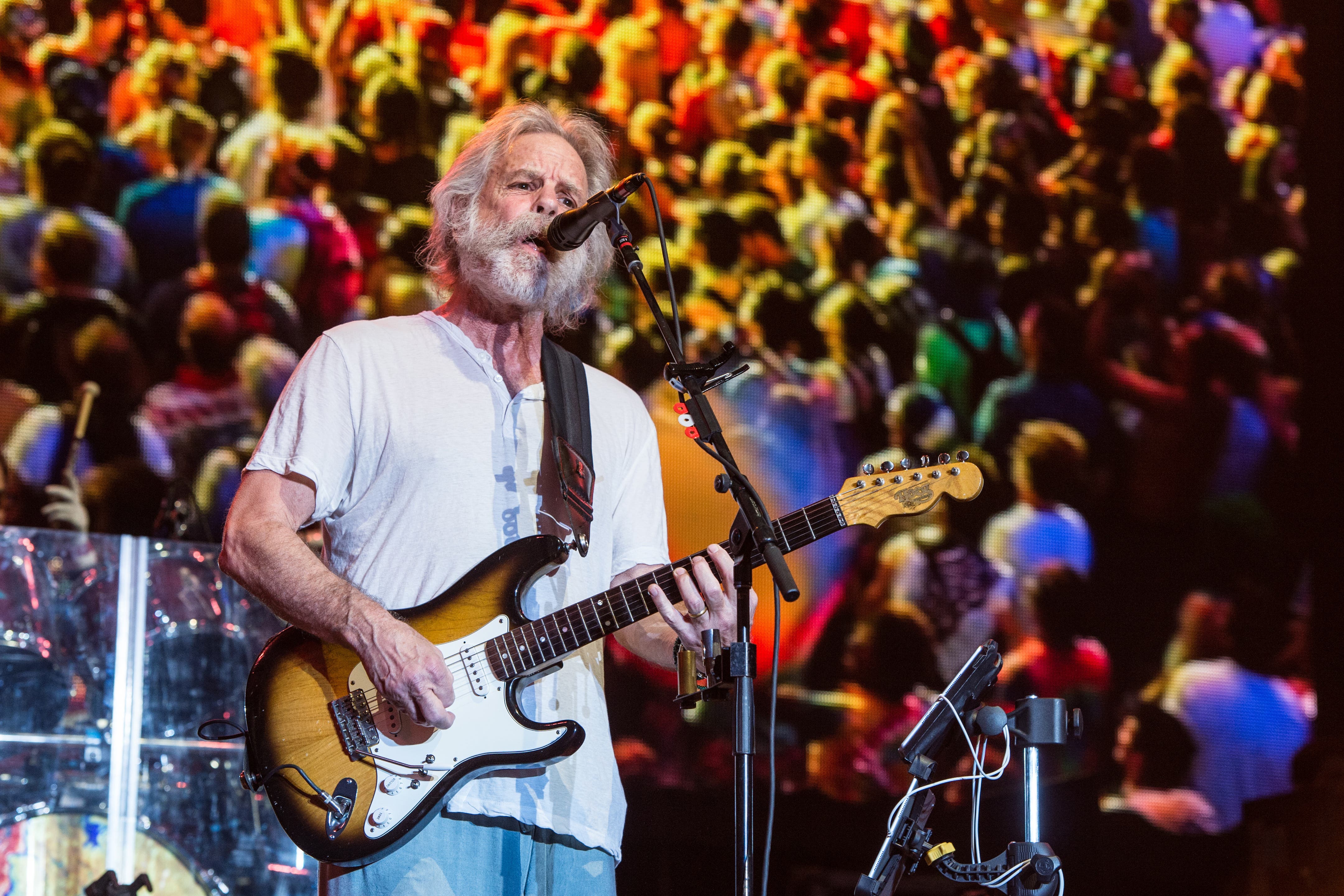 FILE – Bob Weir of Dead & Company performs at Bonnaroo Music and Arts Festival on Sunday, June 12, 2016, in Manchester, Tennessee (Photo by Amy Harris/Invision/AP,File)