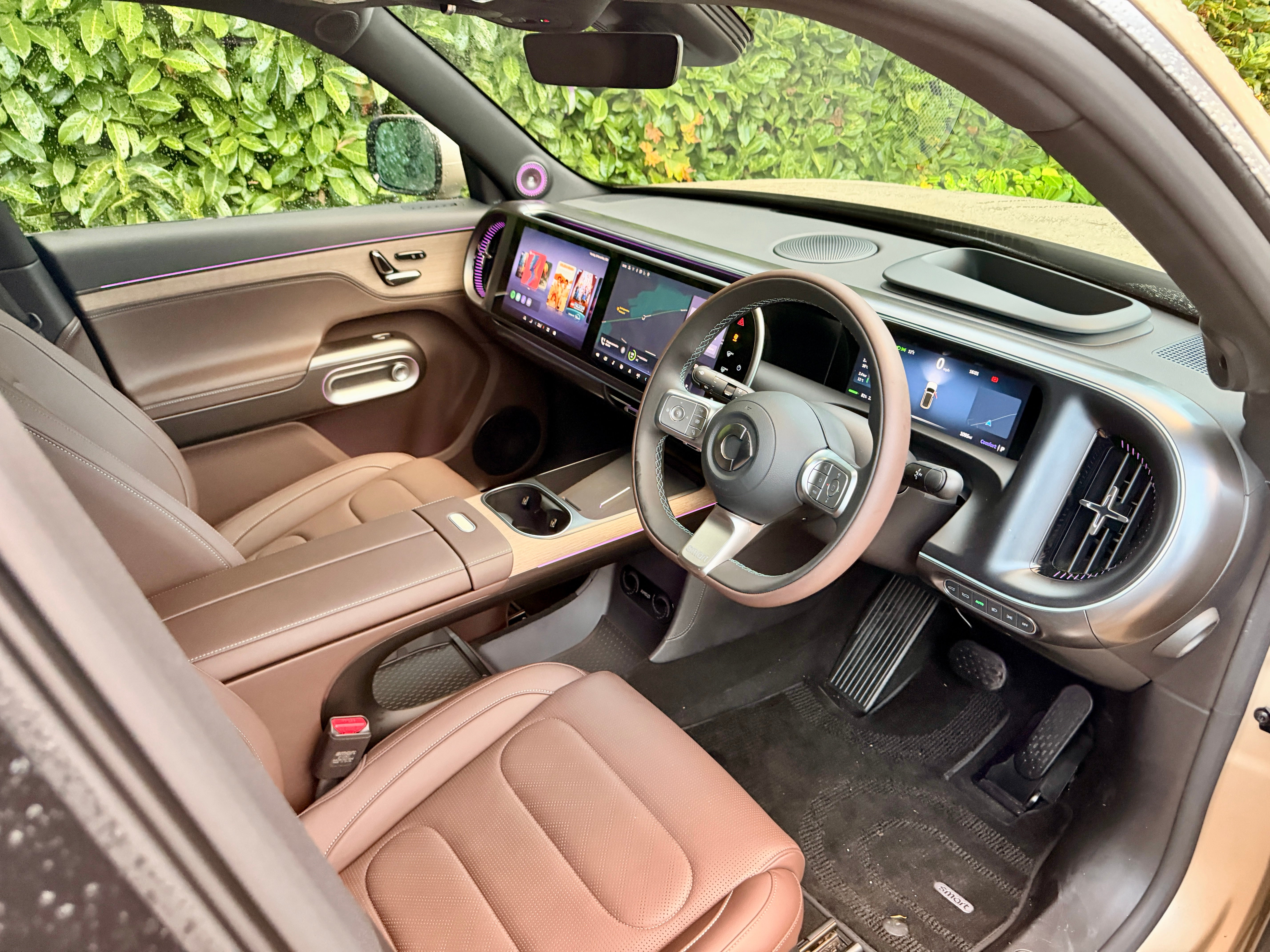 There are screens and tech galore in the Smart #5 which might be overkill for some