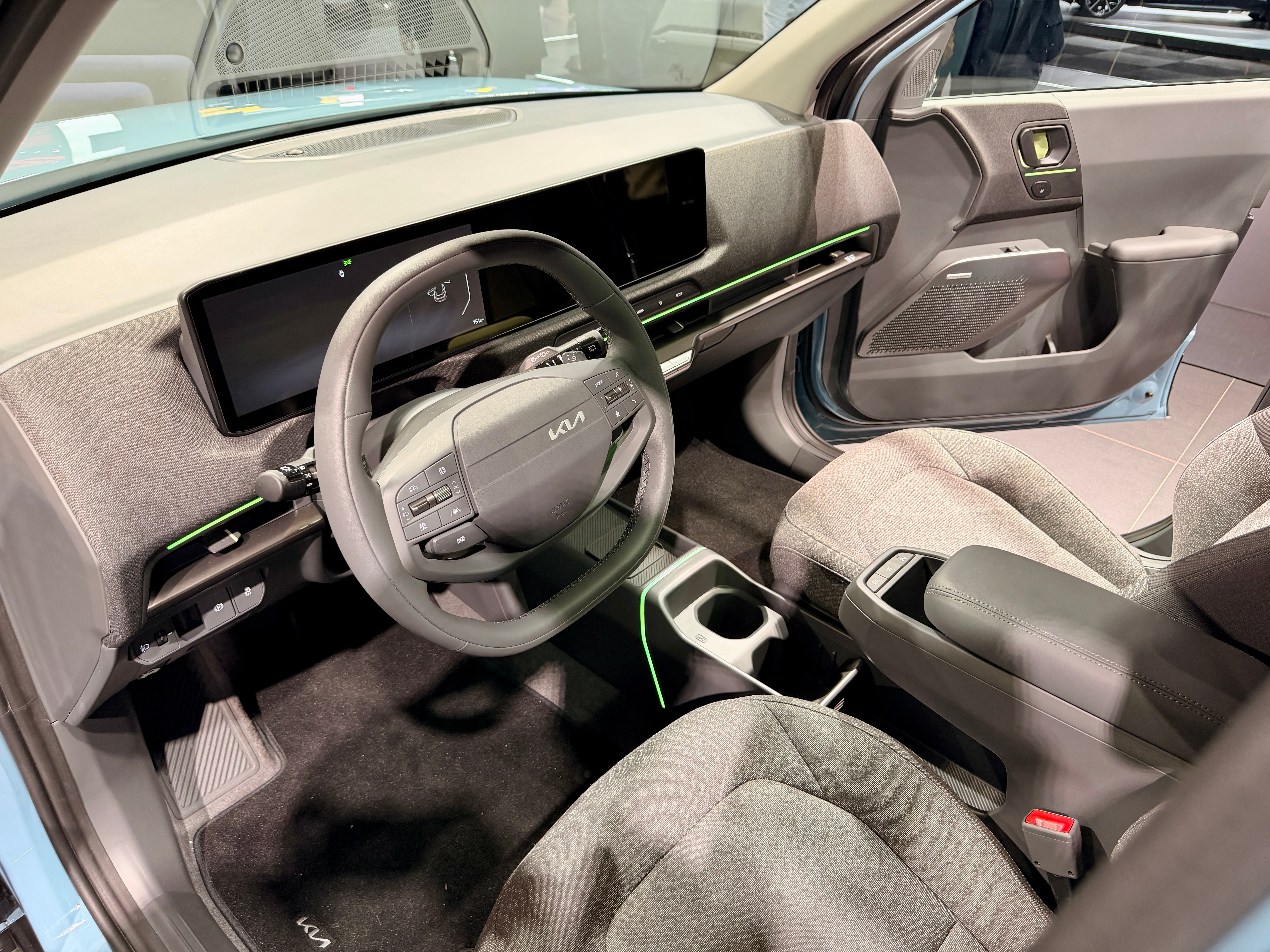 The Kia EV2 gets big car tech in a small car package