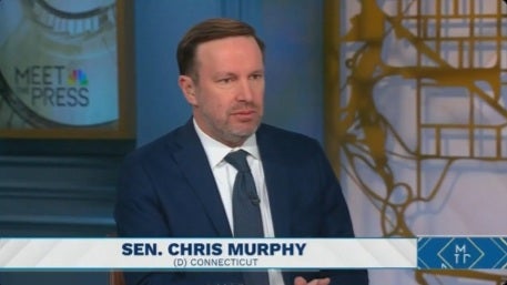 <p>Sen. Chris Murphy appeared to disagree with Nancy Pelosi's assessment that Donald Trump's conduct did not yet cross the line to impeachable behavior</p>