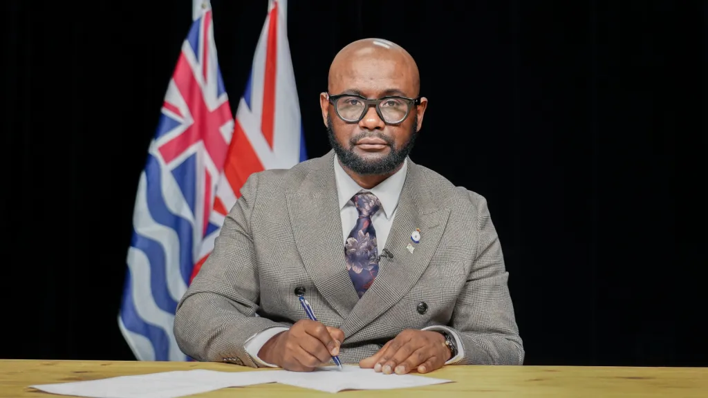 Louis Misley Mandarin, first minister of the Chagos government in exile