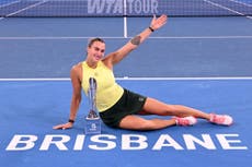 Aryna Sabalenka makes pointed gesture to Marta Kostyuk after Brisbane International win