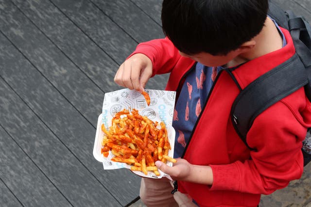 UPFs often contain high levels of saturated fat, salt, sugar and additives, which experts say leaves less room in people’s diets for more nutritious foods (Alamy/PA)