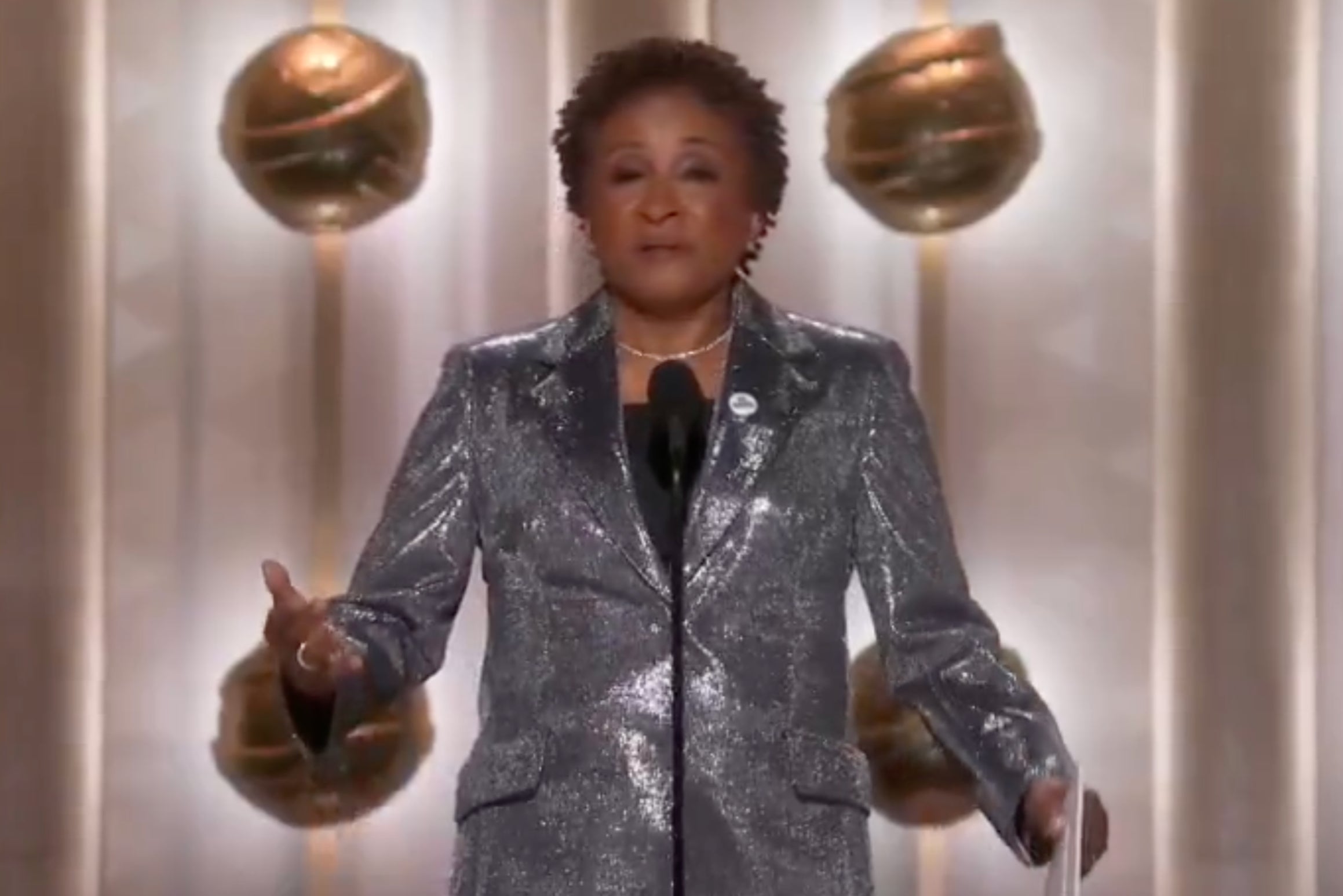<p>Wanda Sykes presented Best Stand-up Comedy on Television at the 2026 Golden Globes</p>