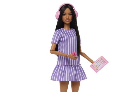 <p>The new autistic Barbie doll</p>