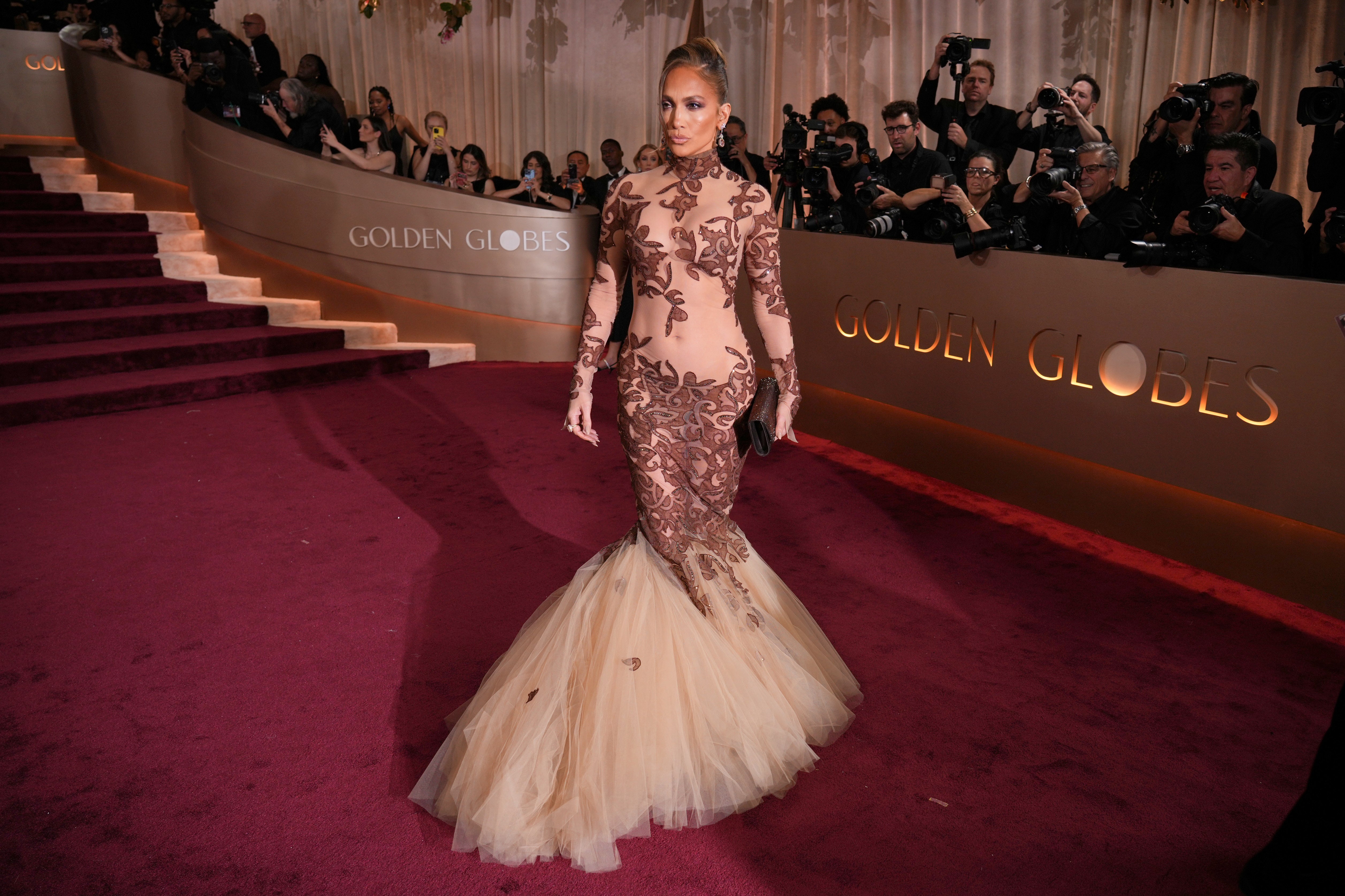 Jennifer Lopez in archival Jean Louis Scherrer haute couture
