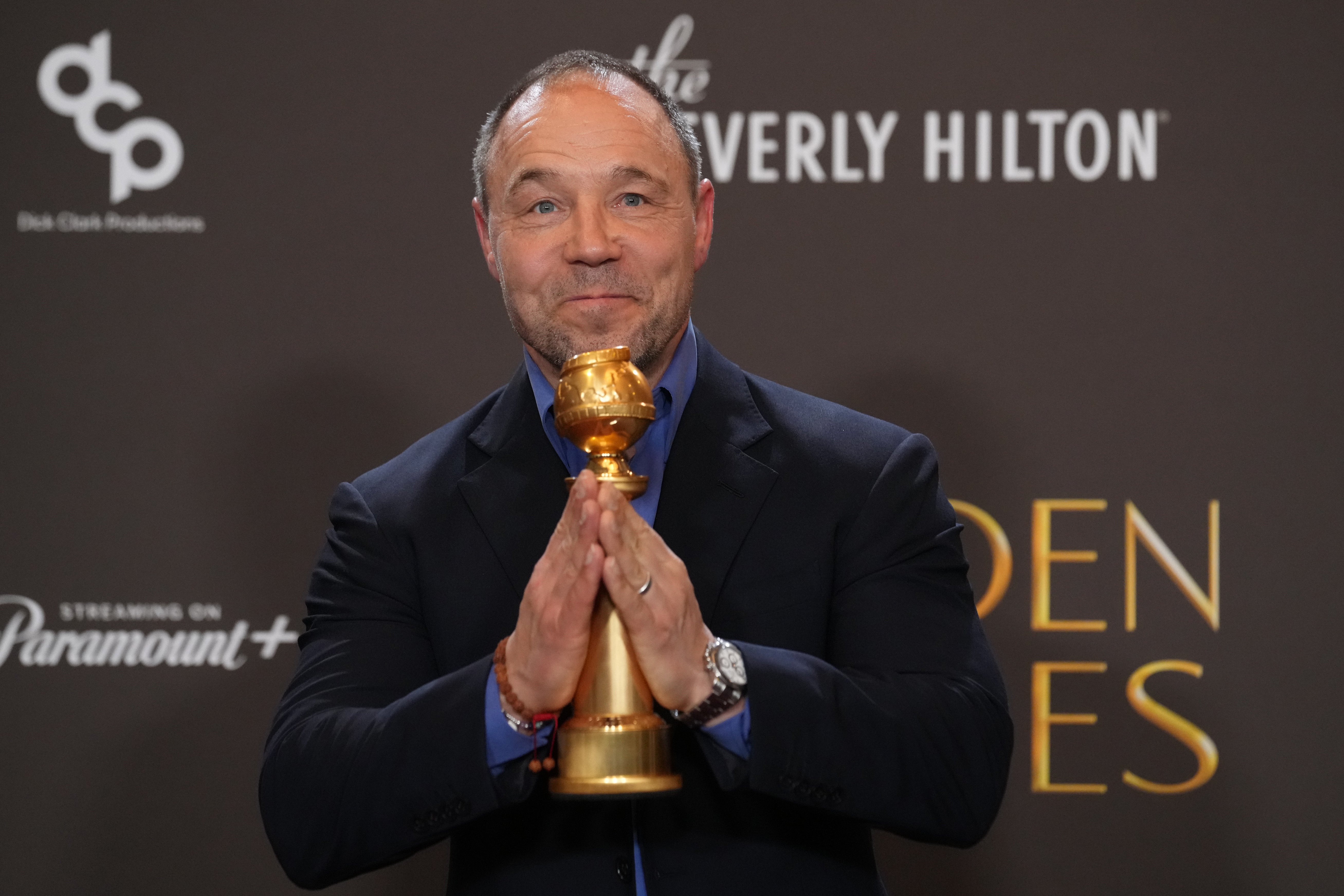 <p>Stephen Graham won best performance by a male actor in a limited series, anthology series, or a motion picture made for television (AP/Chris Pizzello)</p>