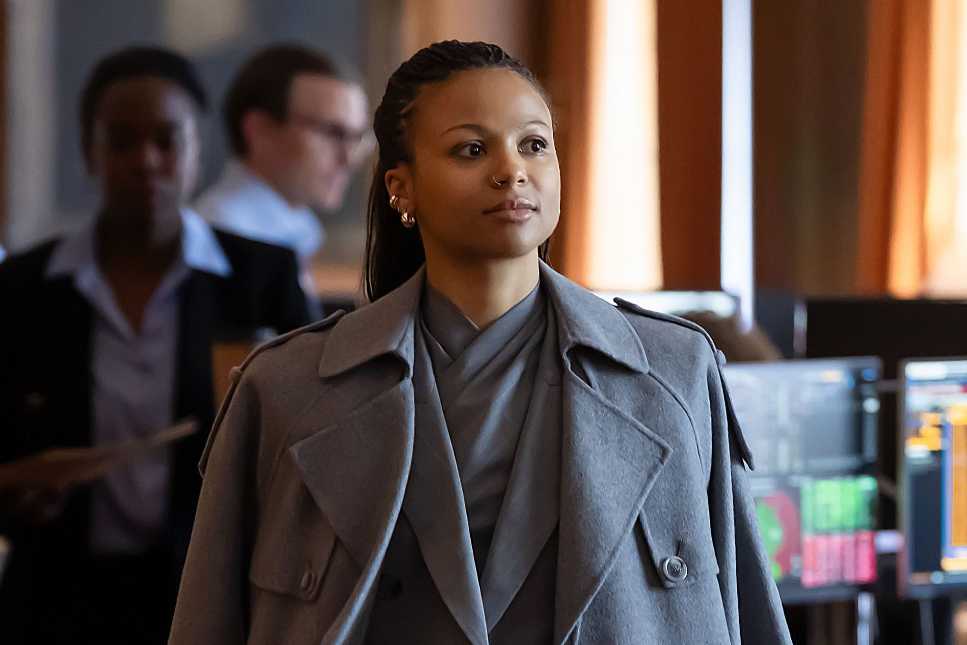 <p>Unpredictable shark: Myha’la in ‘Industry’</p>